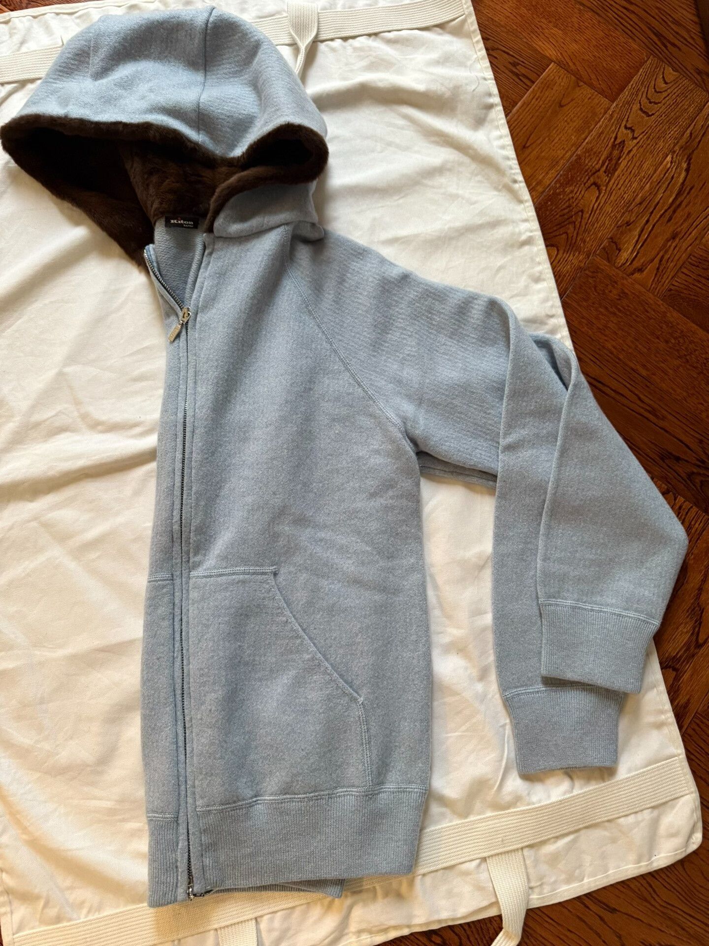 Kiton Kiton Cashmere Mink Hooded Coat S Size US S / EU 44-46 / 1 - 2 Thumbnail