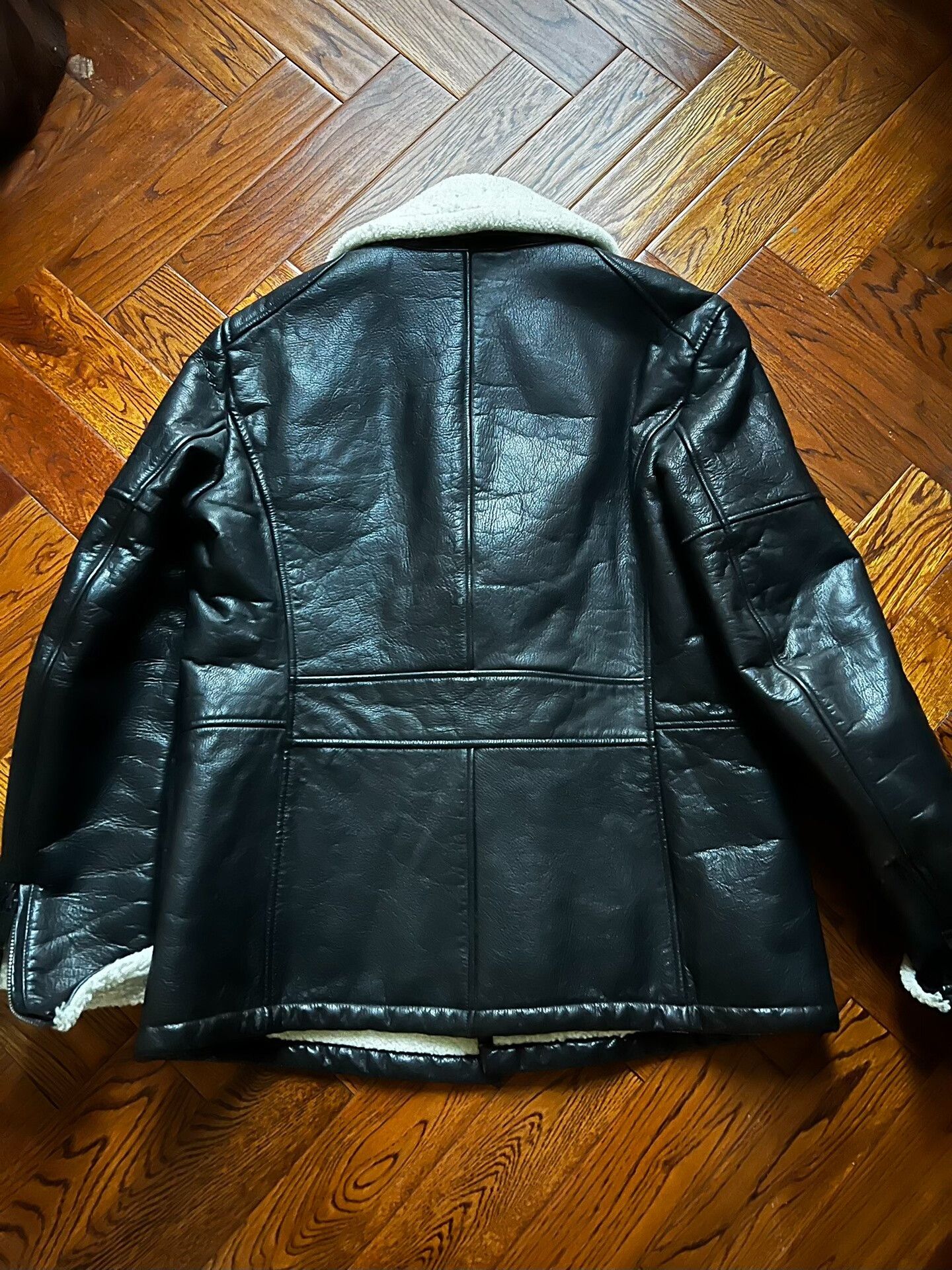 Dsquared2 Dsquared2 Men's Leather Fur Hunting Jacket Size US M / EU 48-50 / 2 - 3 Thumbnail
