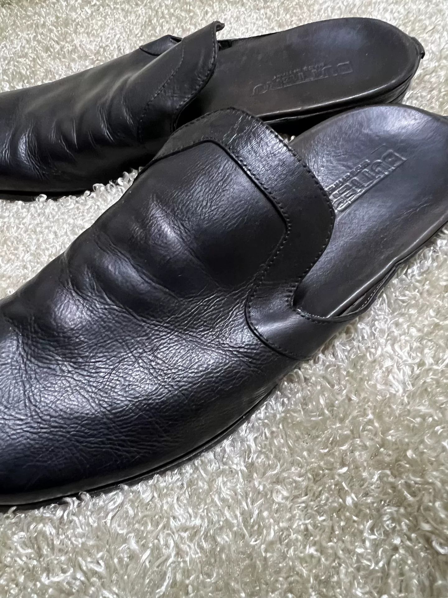 Buttero Buttero Italian Men's Leather Slippers Size 43 Size US 10 / EU 43 - 3 Thumbnail