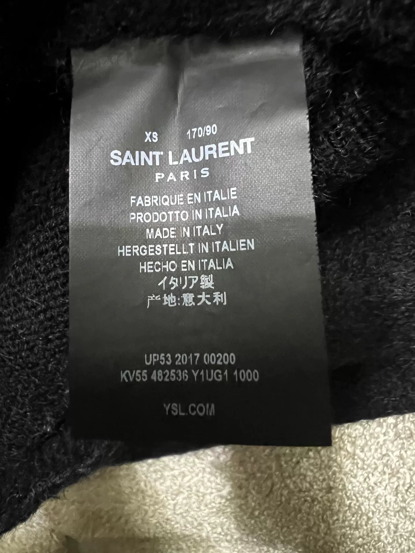 Saint Laurent Paris Saint Laurent Men's Casual Turtleneck Sweater Size US XS / EU 42 / 0 - 6 Thumbnail