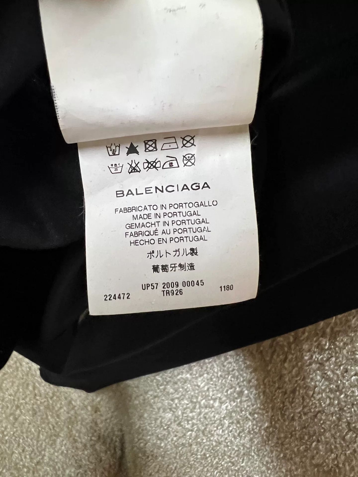 Balenciaga Balenciaga Men's Casual Long-Sleeve T-Shirt Size US S / EU 44-46 / 1 - 7 Thumbnail