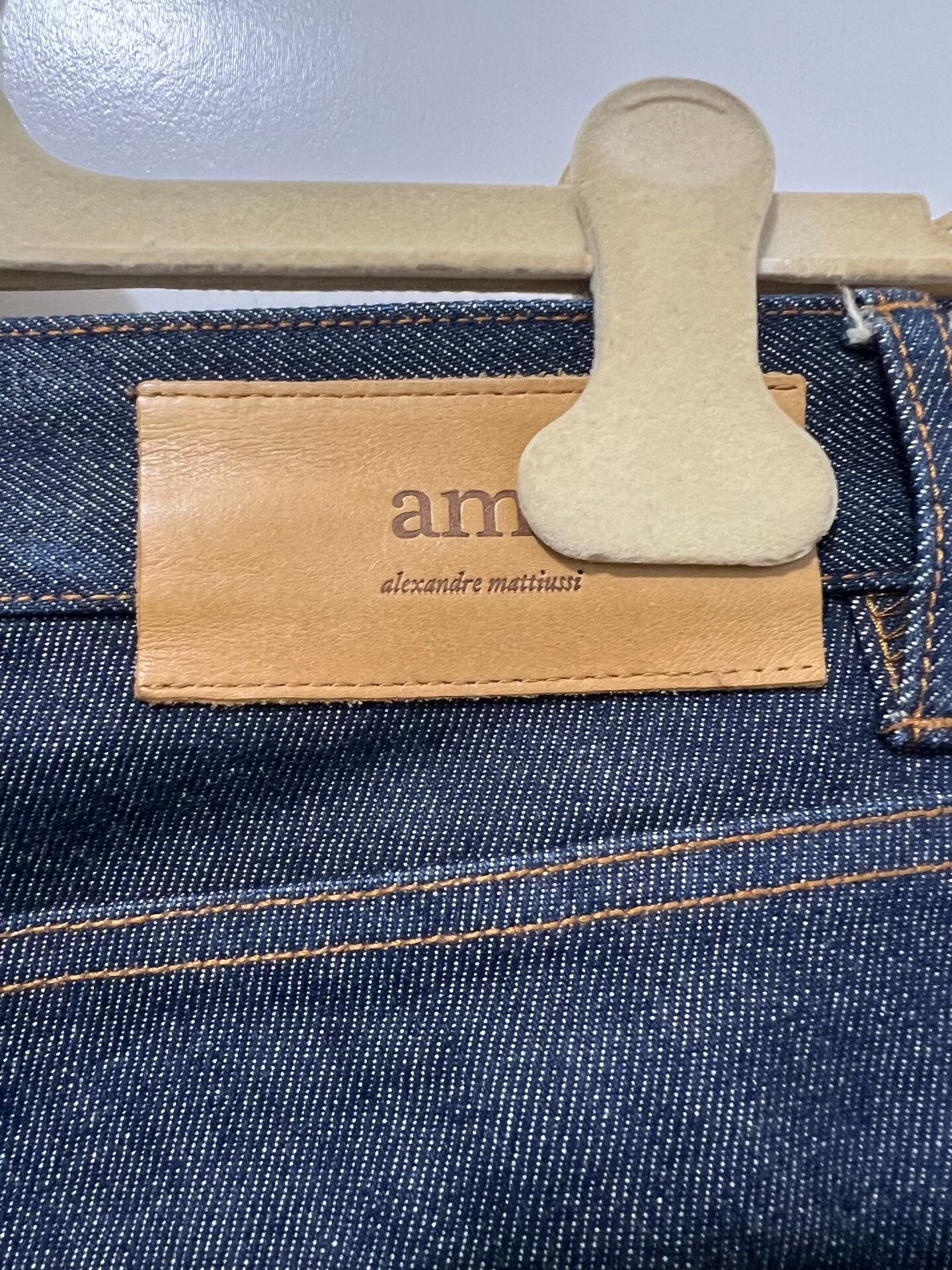 AMI Ami Paris Men's Casual Raw Jeans Size US 33 - 6 Thumbnail