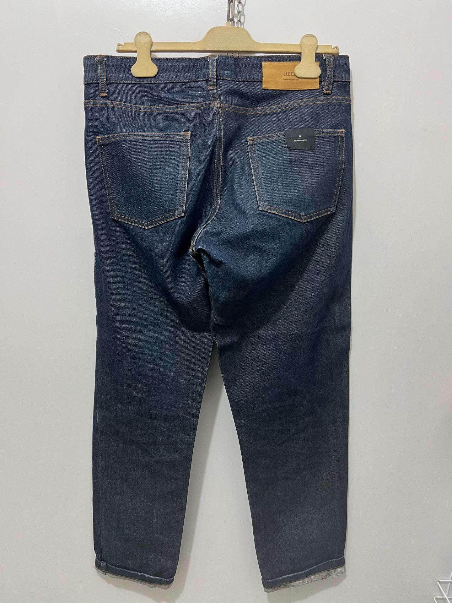 AMI Ami Paris Men's Casual Raw Jeans Size US 33 - 2 Thumbnail