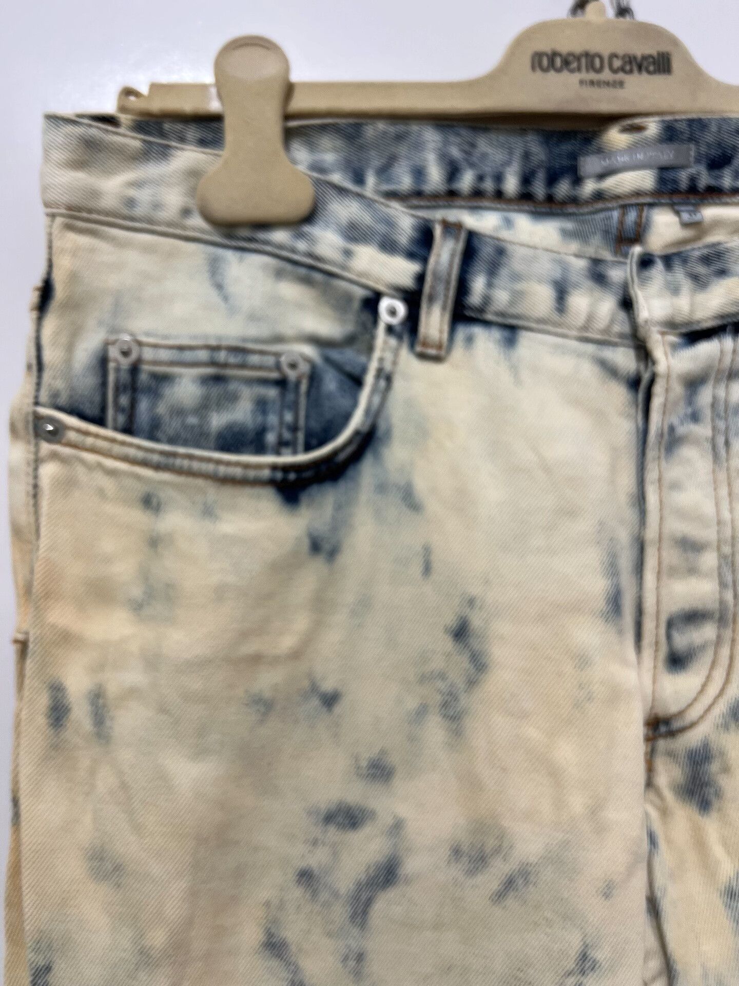 Dior Dior Homme Men's Distressed Snow Wash Jeans W31 Size US 31 - 2 Thumbnail