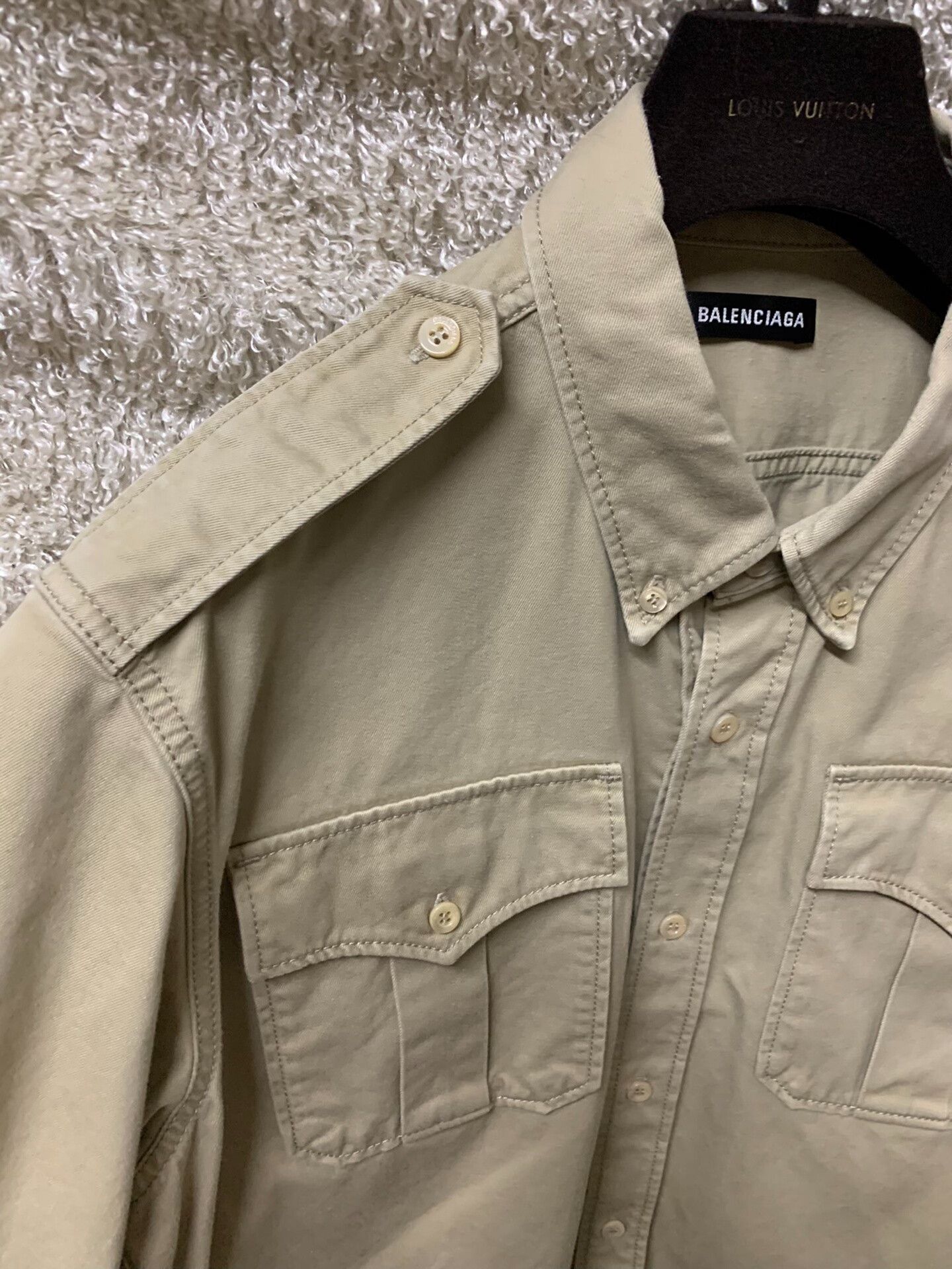 Balenciaga Balenciaga Men's Casual Short-Sleeve Shirt Size US XXS / EU 40 - 3 Thumbnail