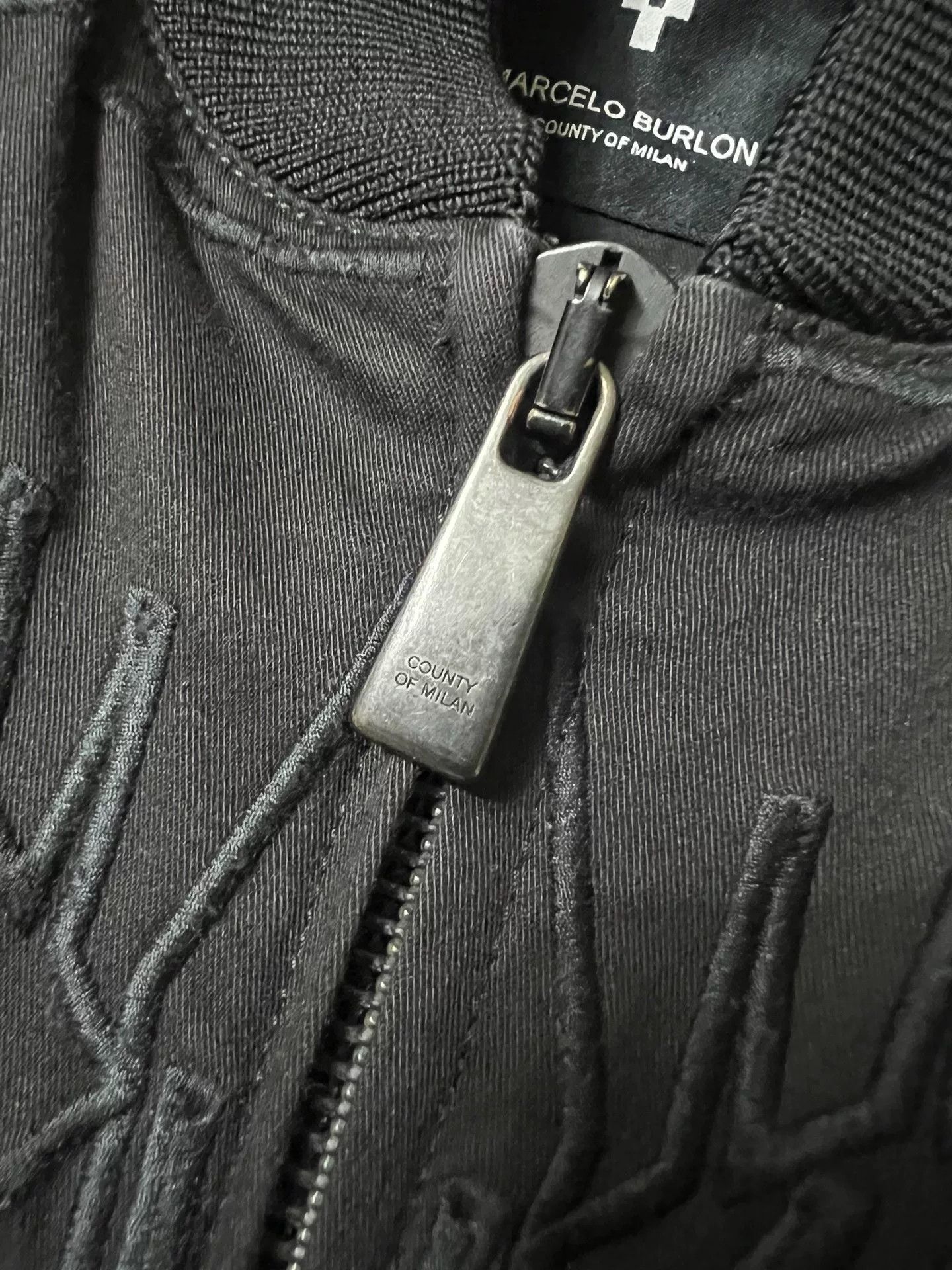 Saint Laurent Paris Marcelo Burlon Saint Laurent Men's MA1 Bomber Jacket Size US S / EU 44-46 / 1 - 5 Thumbnail