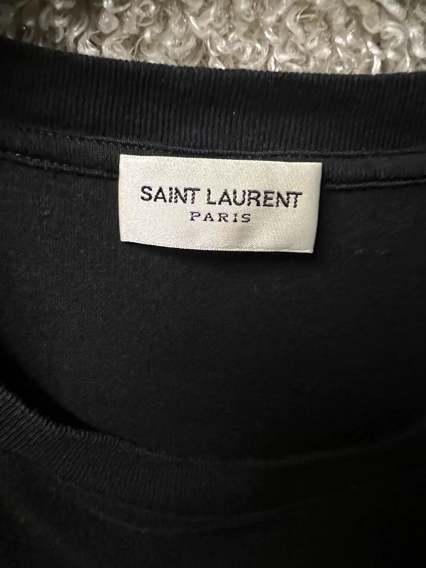 Saint Laurent Paris Saint Laurent Men's Casual Short Sleeve T-Shirt Size US S / EU 44-46 / 1 - 4 Thumbnail