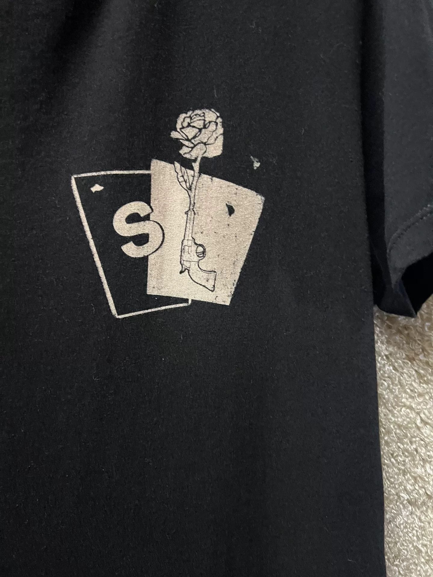 Saint Laurent Paris Saint Laurent Men's Casual Short Sleeve T-Shirt Size US S / EU 44-46 / 1 - 2 Thumbnail