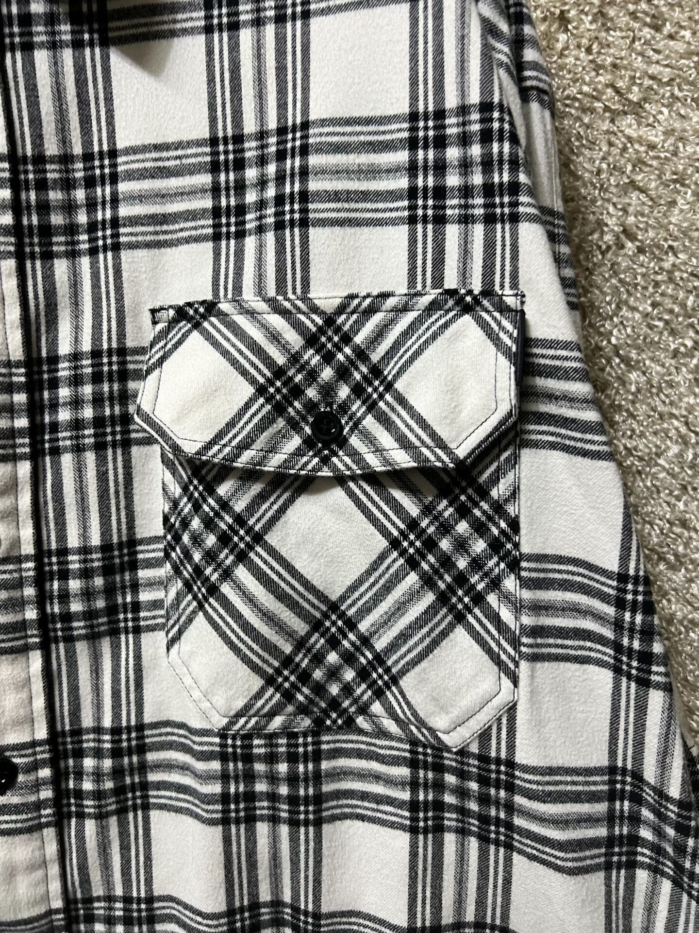 Balenciaga Balenciaga Men's Checkered Casual Shirt Size US M / EU 48-50 / 2 - 4 Thumbnail