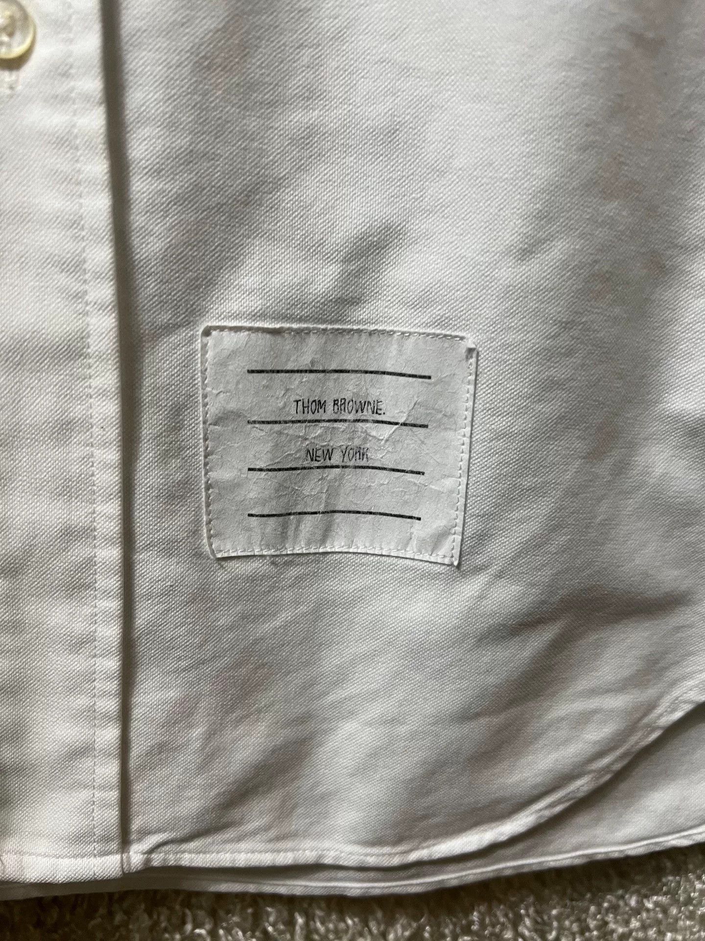 Thom Browne Thom Browne Men's Casual White Shirt Size US S / EU 44-46 / 1 - 2 Thumbnail