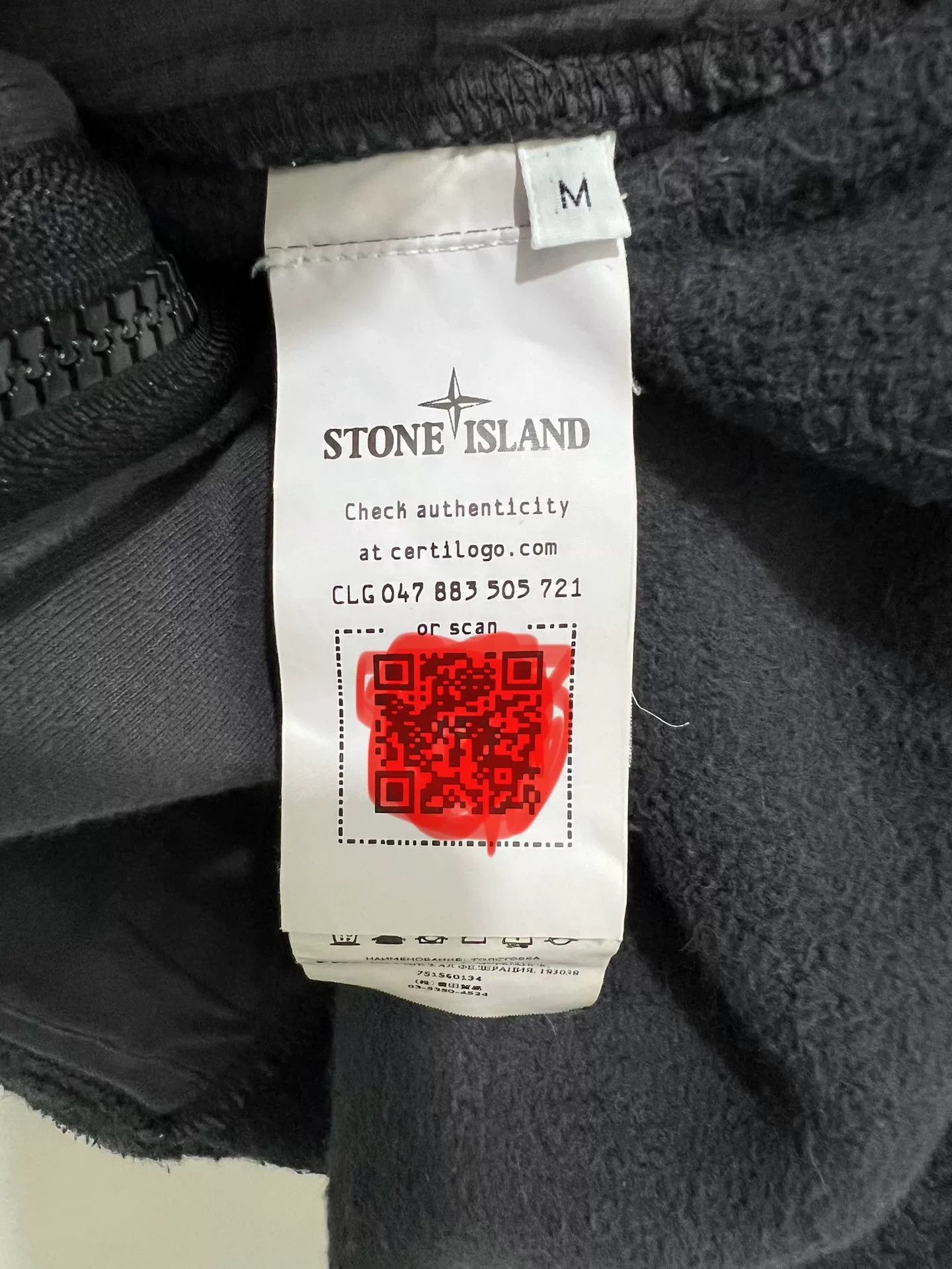 Stone Island Stone Island Men's Hooded Fleece Jacket Size US M / EU 48-50 / 2 - 6 Thumbnail