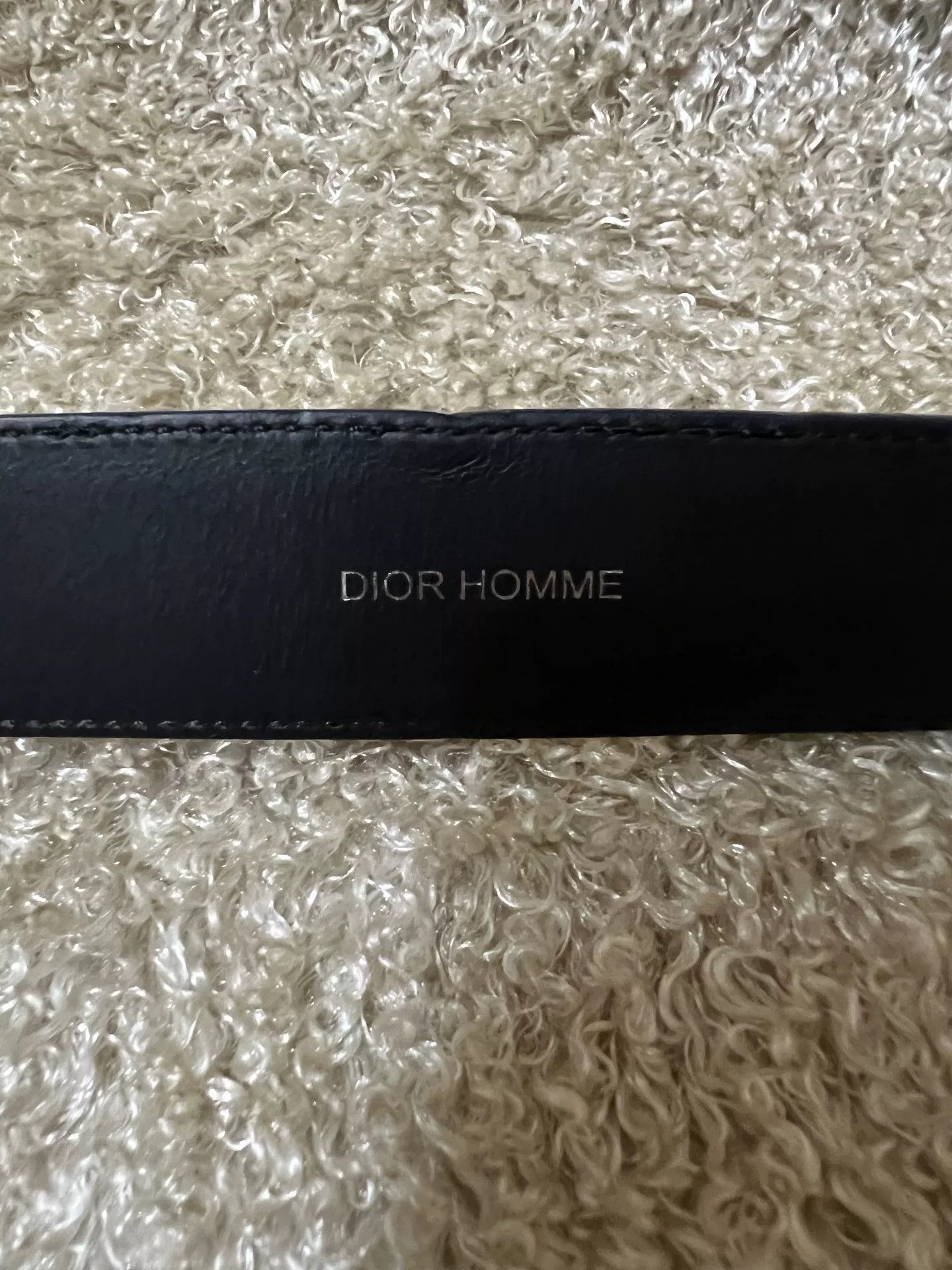 Dior Dior Homme Men's Leather Belt Size ONE SIZE - 6 Thumbnail
