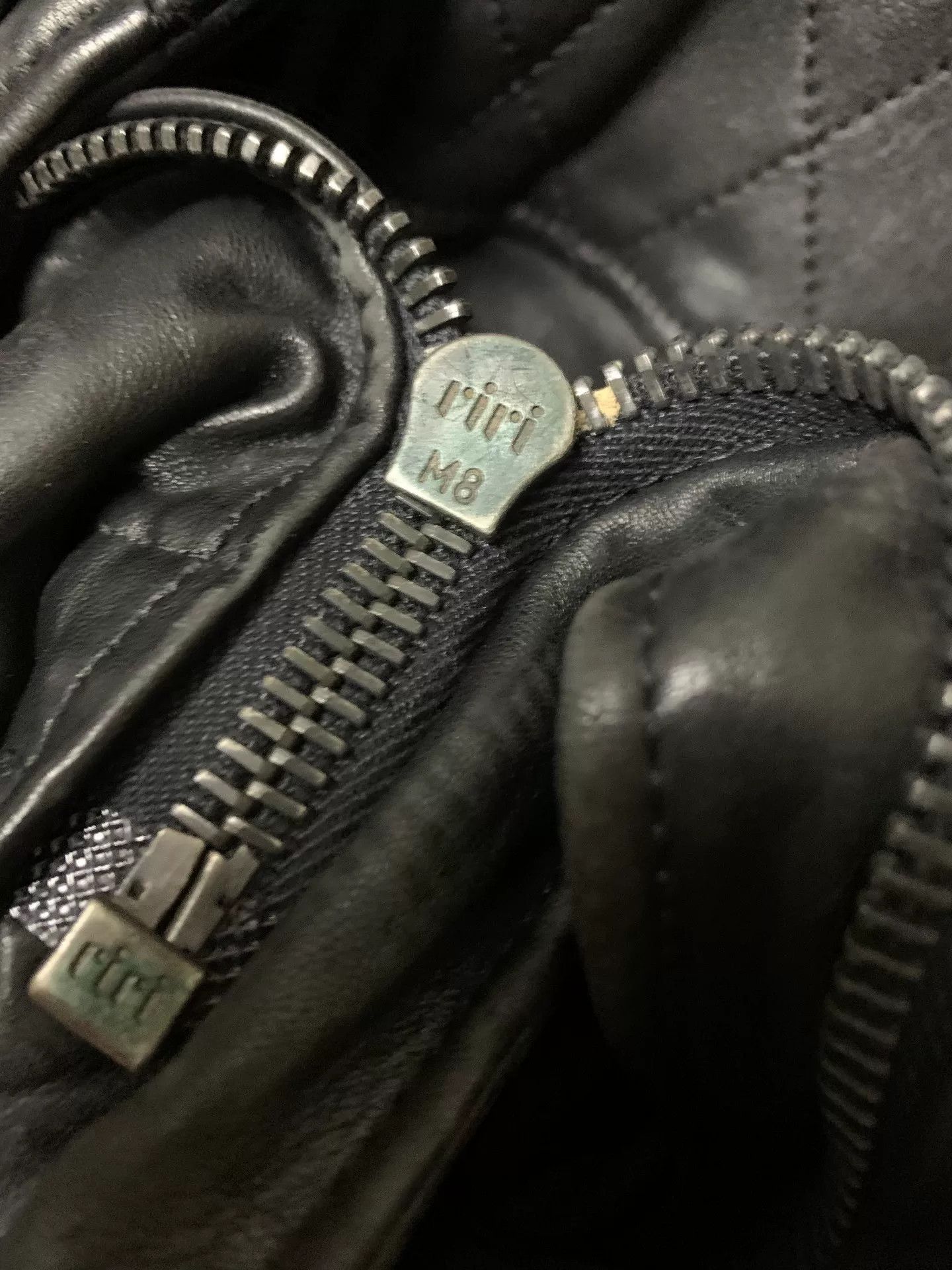 Prada Prada Men's Casual Motorcycle Leather Jacket Size US M / EU 48-50 / 2 - 8 Thumbnail