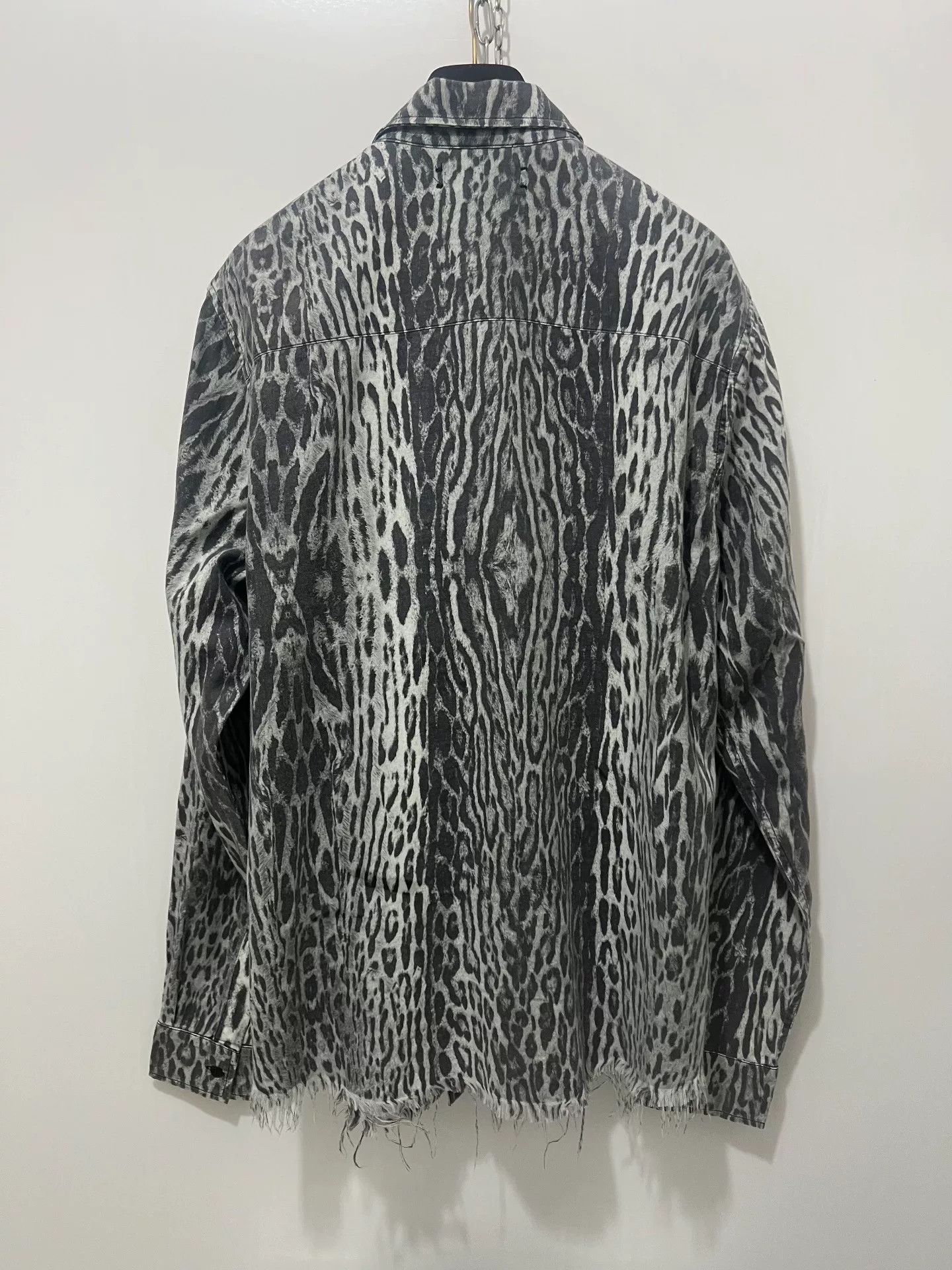 Amiri Amiri Men's Leopard Print Casual Shirt Size US M / EU 48-50 / 2 - 8 Thumbnail