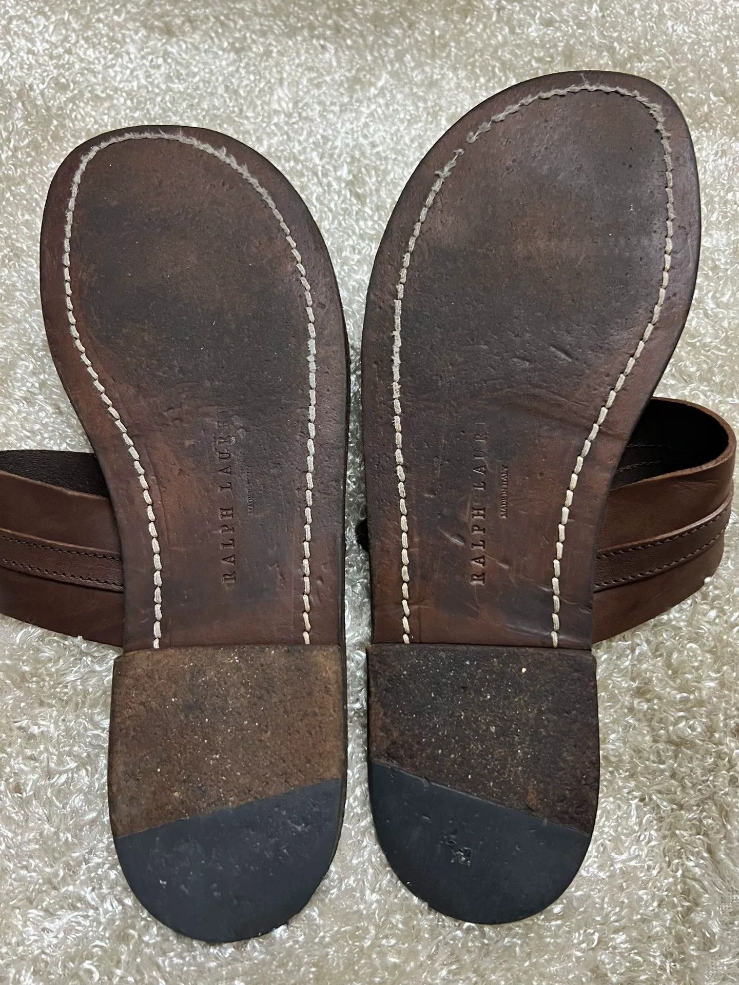 Ralph Lauren Ralph Lauren Men's Leather Slipper Sandals Size US 10.5 / EU 43-44 - 6 Thumbnail