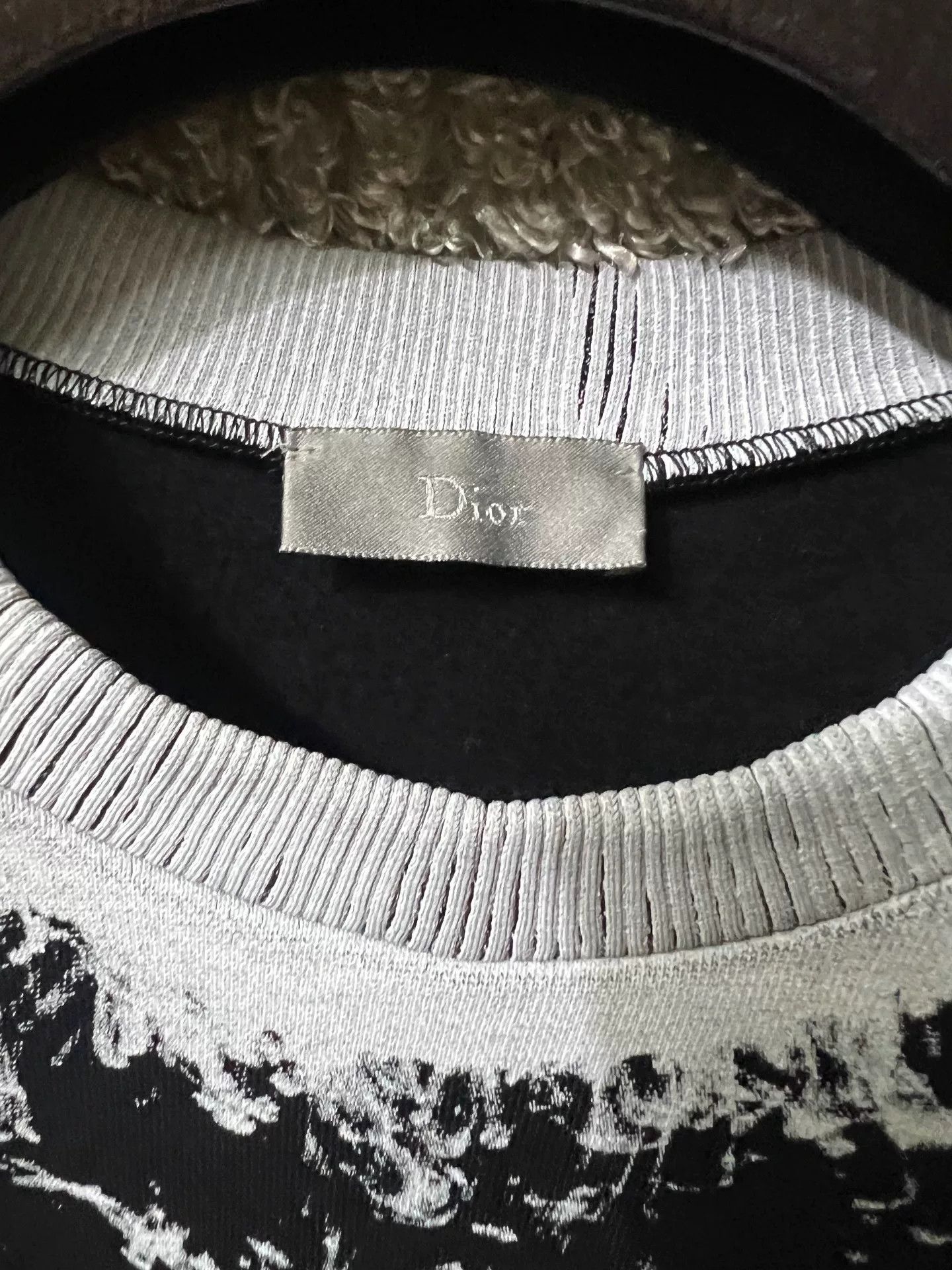 Dior Dior Homme Men's Splatter Crewneck Sweatshirt Size US S / EU 44-46 / 1 - 5 Thumbnail
