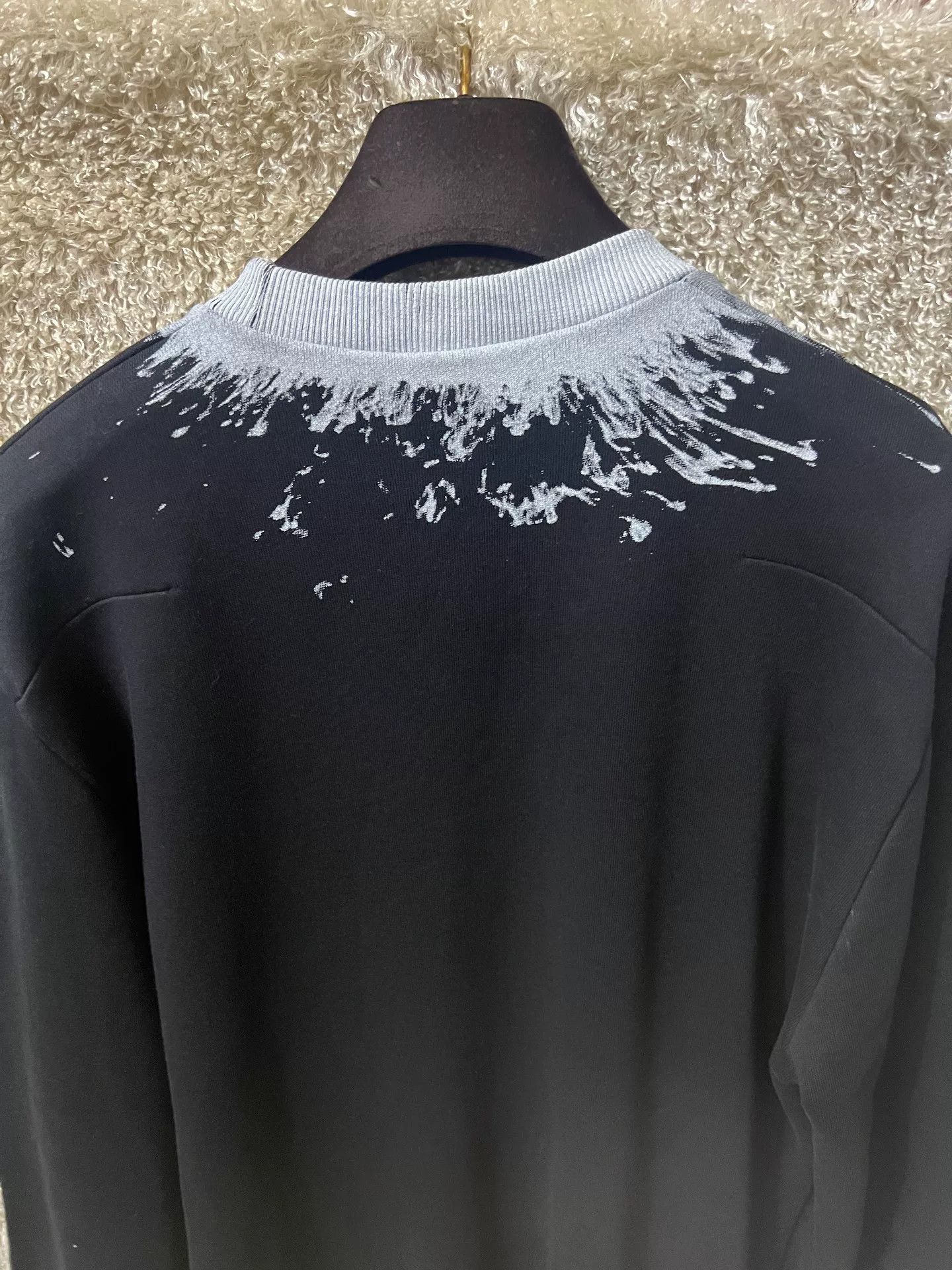 Dior Dior Homme Men's Splatter Crewneck Sweatshirt Size US S / EU 44-46 / 1 - 9 Thumbnail