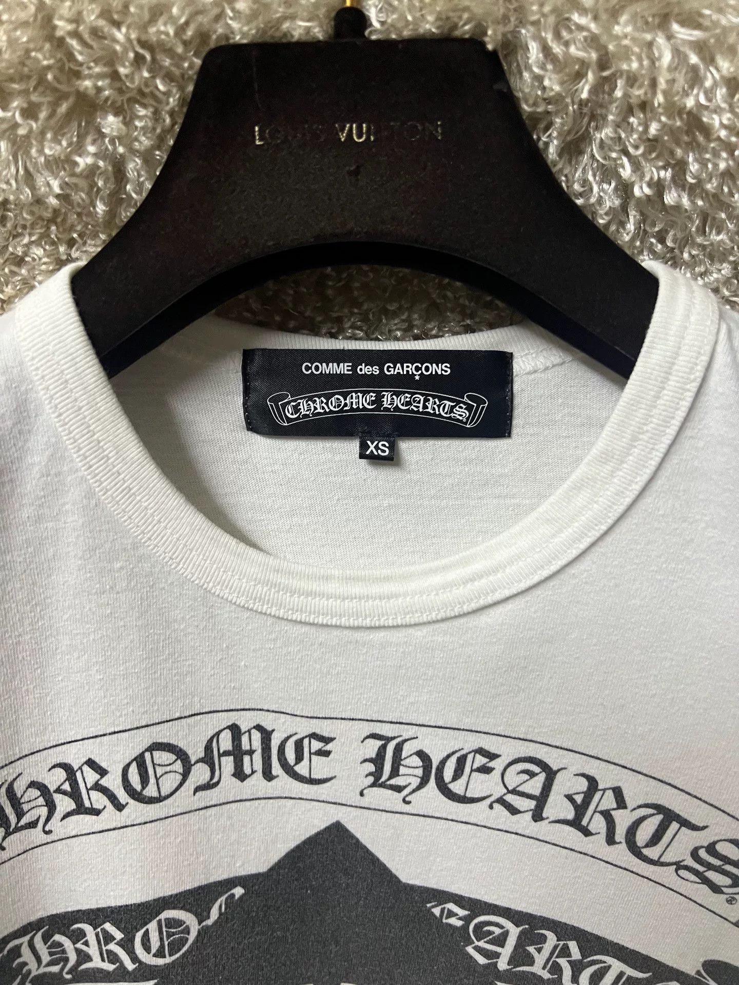 Comme des Garcons Chrome Hearts x CDG Women's Casual T-Shirt Size XS / US 0-2 / IT 36-38 - 3 Thumbnail