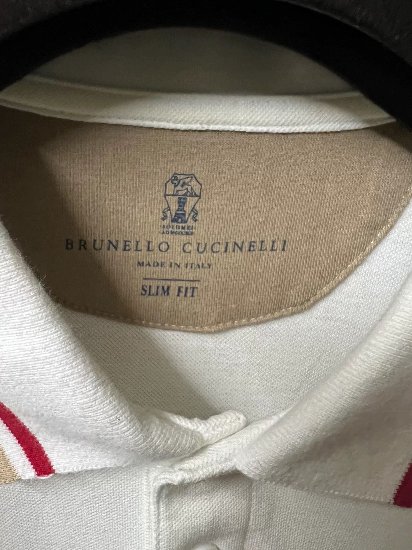 Brunello Cucinelli Brunello Cucinelli Men's L Short Sleeve Polo Size US L / EU 52-54 / 3 - 5 Thumbnail