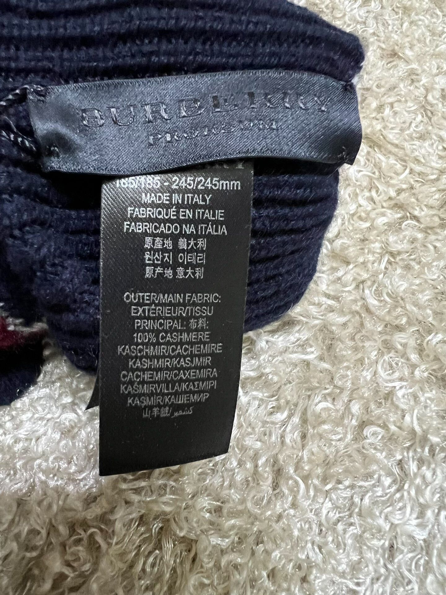 Burberry Prorsum Burberry Prorsum Men's Cashmere Gloves Size ONE SIZE - 5 Thumbnail
