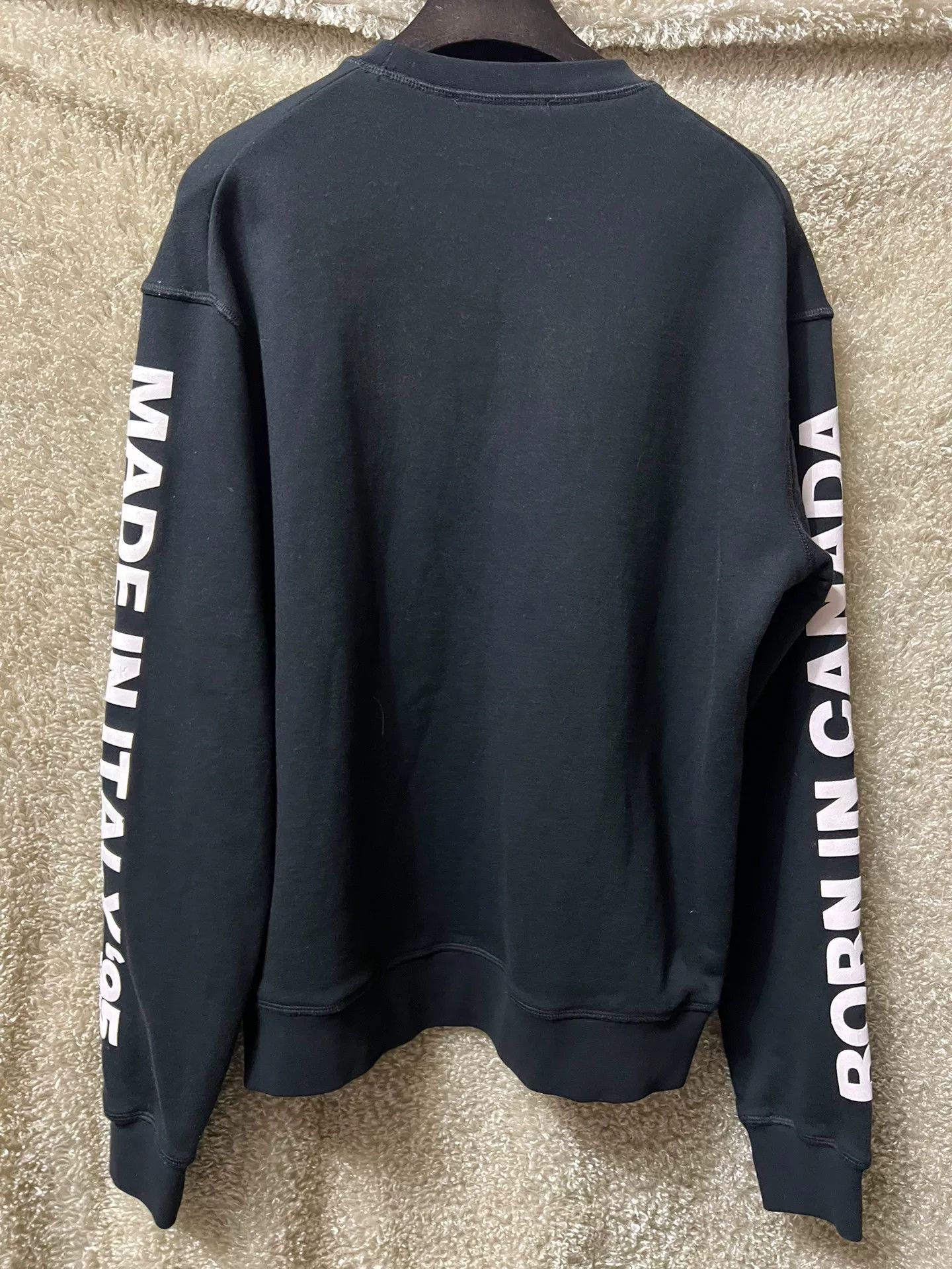 Dsquared2 Dsquared2 Men's Crewneck Sweatshirt Size US S / EU 44-46 / 1 - 5 Thumbnail