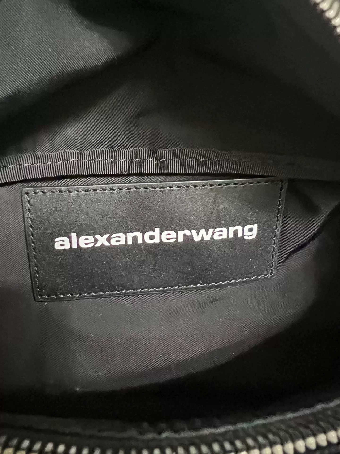 Alexander Wang Alexander Wang Black Leather Fanny Pack Size ONE SIZE - 5 Thumbnail