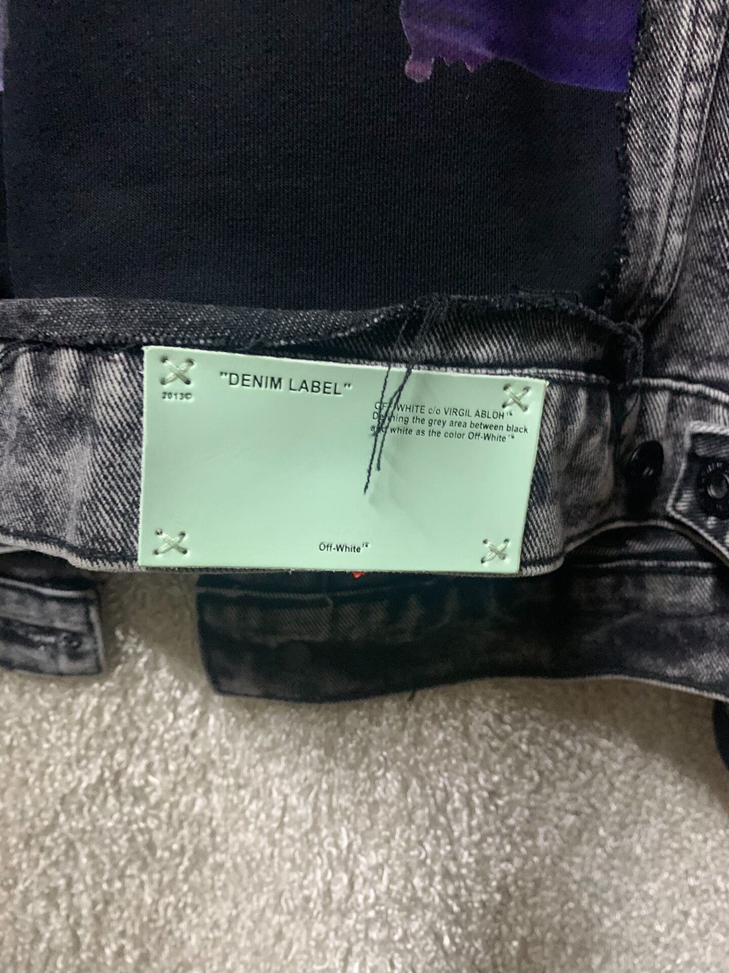 Off-White Off-White Men's Denim Jacket Size US M / EU 48-50 / 2 - 9 Thumbnail