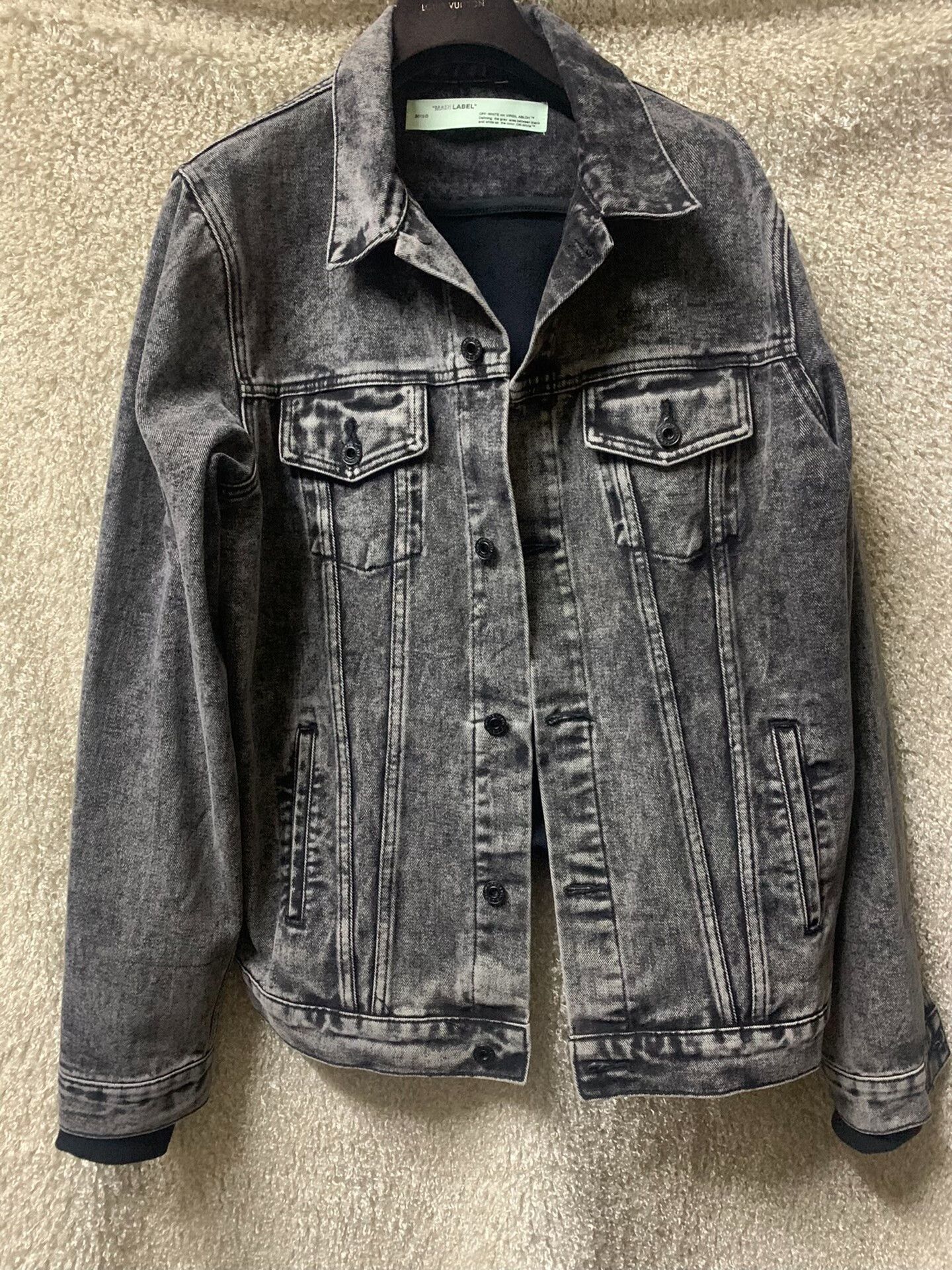 Off-White Off-White Men's Denim Jacket Size US M / EU 48-50 / 2 - 2 Thumbnail