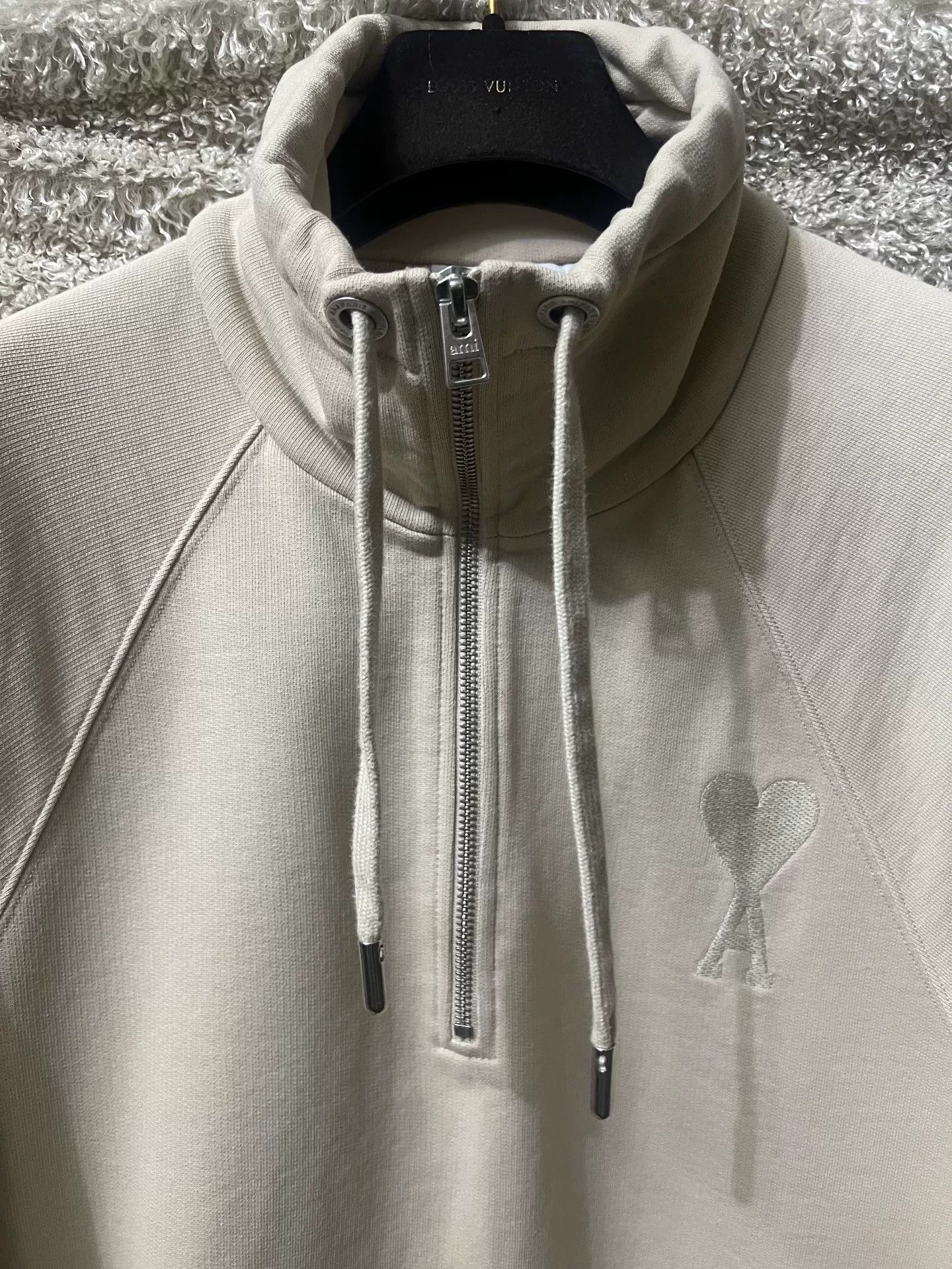 AMI Ami Paris Casual Half-High Neck Sweatshirt Size US L / EU 52-54 / 3 - 3 Thumbnail