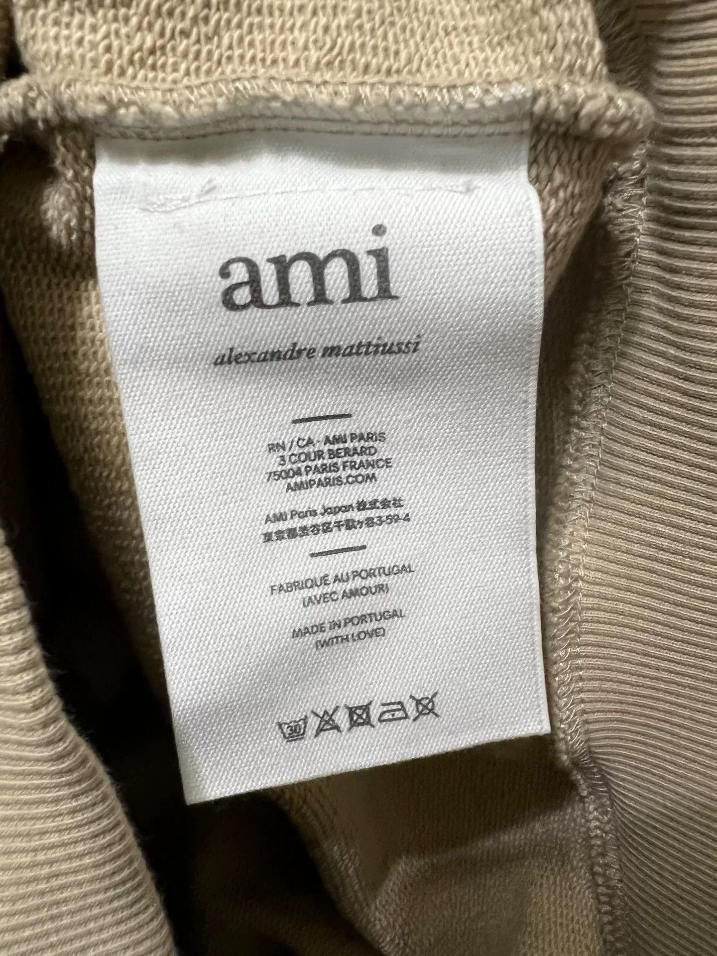 AMI Ami Paris Casual Half-High Neck Sweatshirt Size US L / EU 52-54 / 3 - 7 Thumbnail