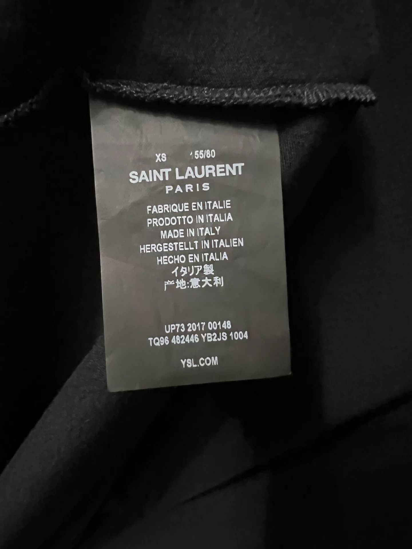 Saint Laurent Paris Saint Laurent Men's Casual Short-Sleeve T-Shirt Size US XS / EU 42 / 0 - 5 Thumbnail