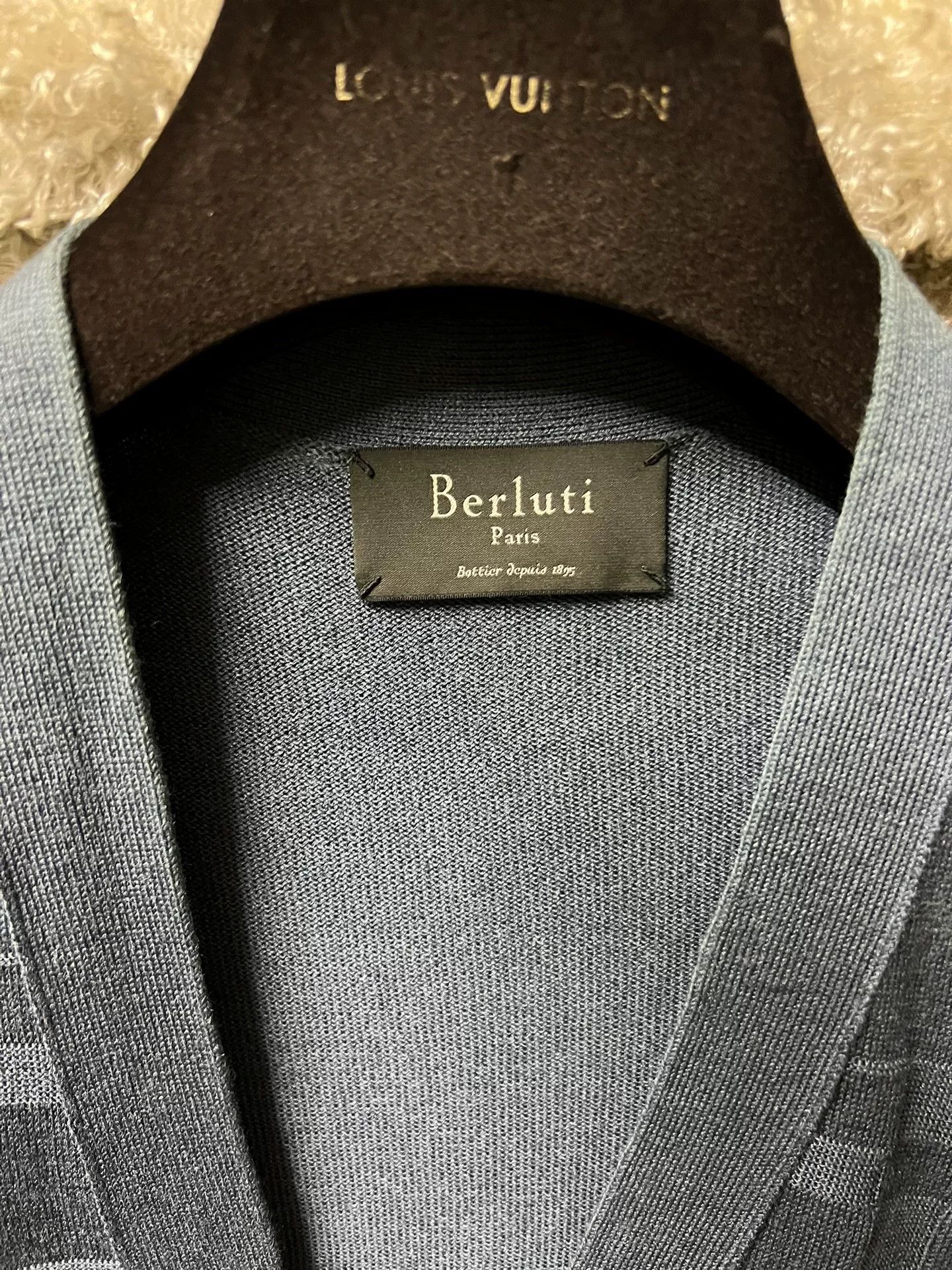 Berluti Berluti Men's Casual Cardigan Size US M / EU 48-50 / 2 - 2 Thumbnail