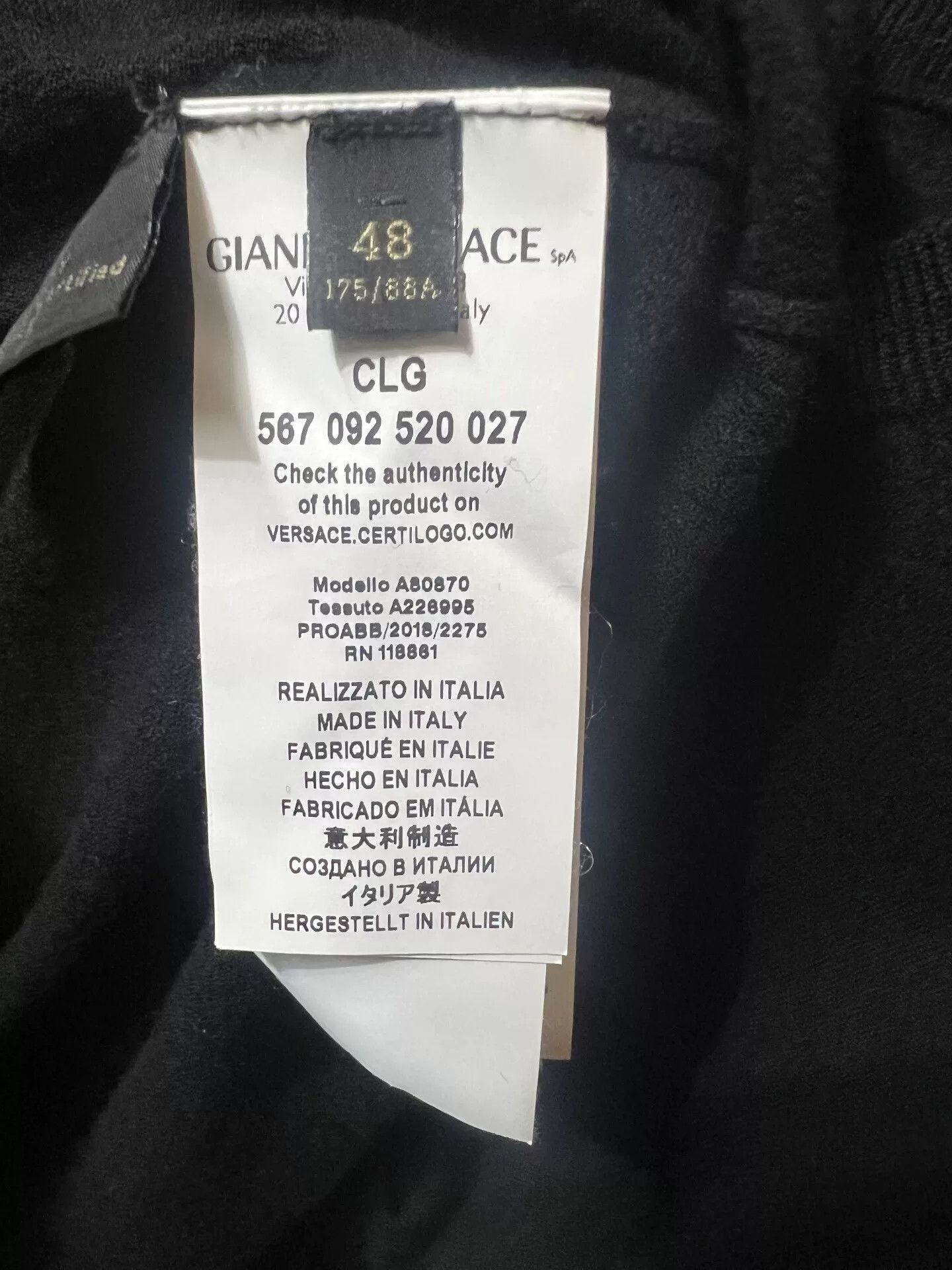 Versace Versace Men's Casual Crewneck Sweater Size US M / EU 48-50 / 2 - 7 Thumbnail