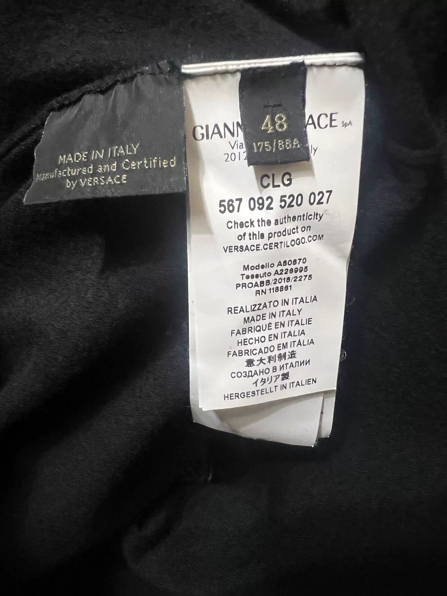 Versace Versace Men's Casual Crewneck Sweater Size US M / EU 48-50 / 2 - 6 Thumbnail
