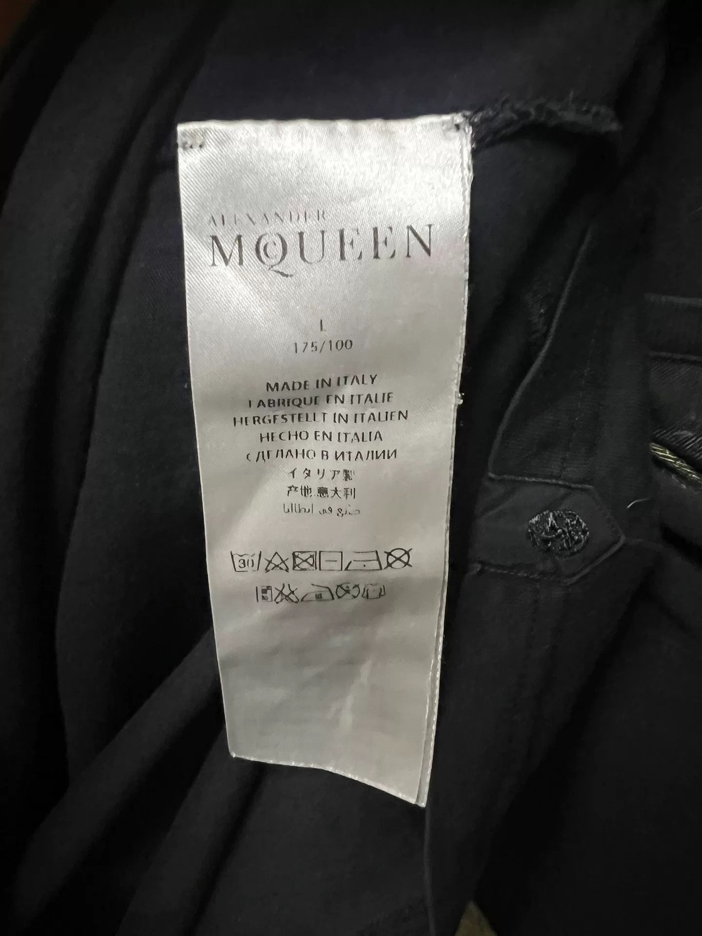 Alexander McQueen Alexander McQueen Men's Short Sleeve T-Shirt L Size US L / EU 52-54 / 3 - 5 Thumbnail