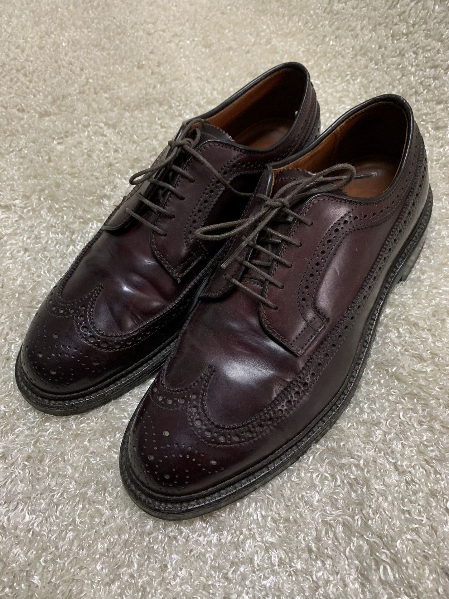 Alden Alden 975 Carved Men's US Made Shoes Size US 8 / EU 41 - 2 Thumbnail