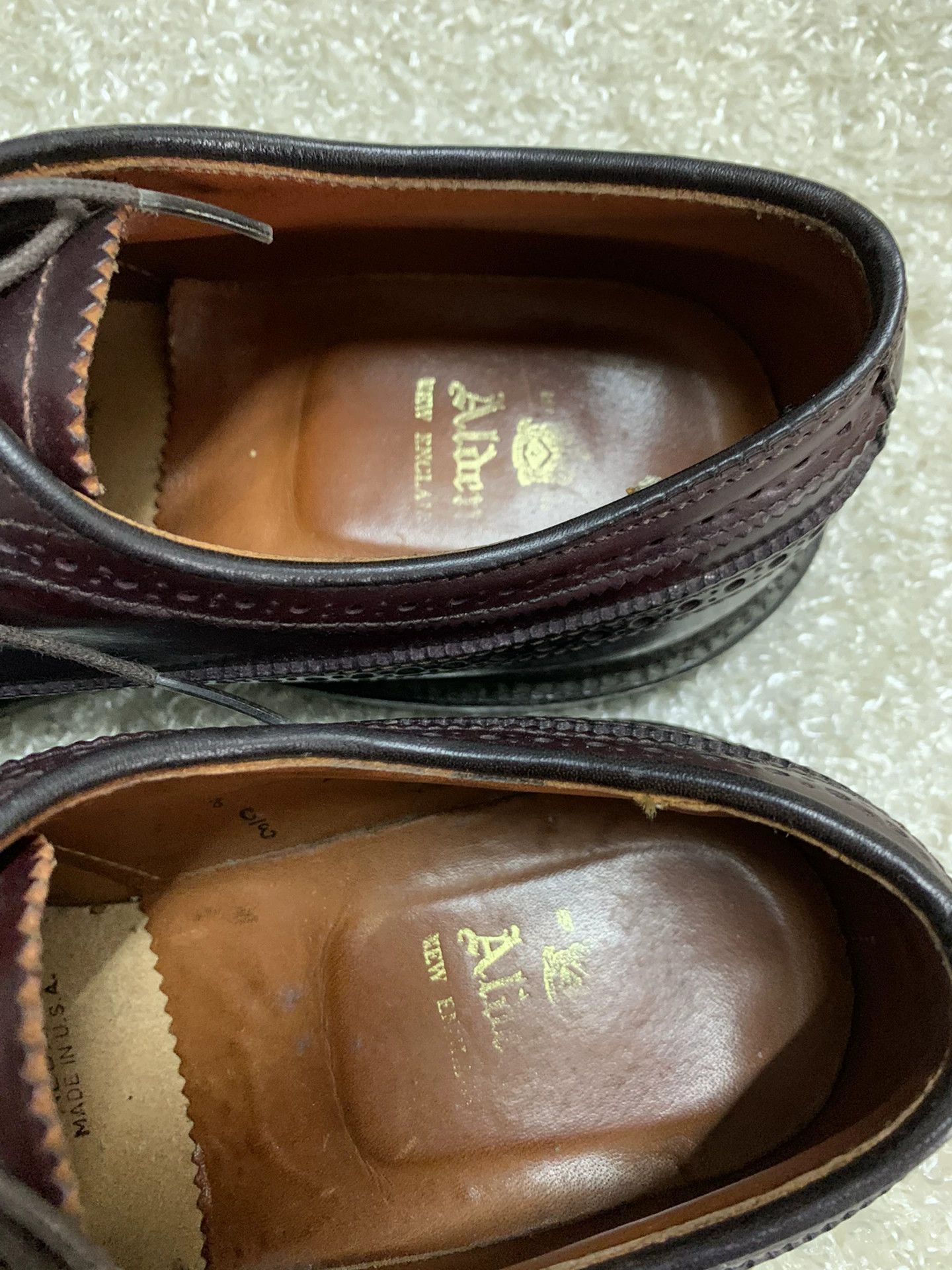 Alden Alden 975 Carved Men's US Made Shoes Size US 8 / EU 41 - 3 Thumbnail