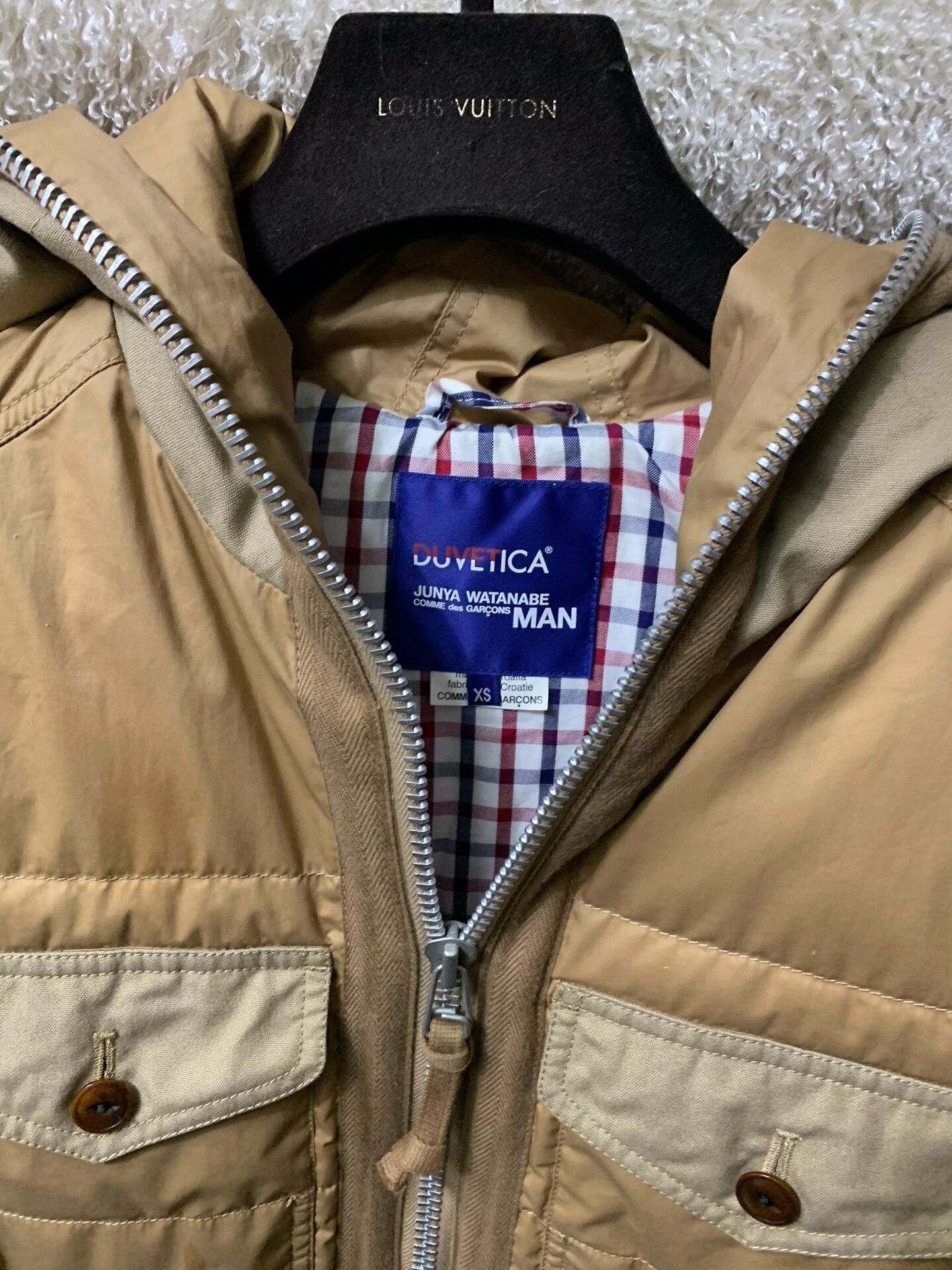 Duvetica Duvetica x CDG Men's Down Hooded Vest Size US XS / EU 42 / 0 - 3 Thumbnail