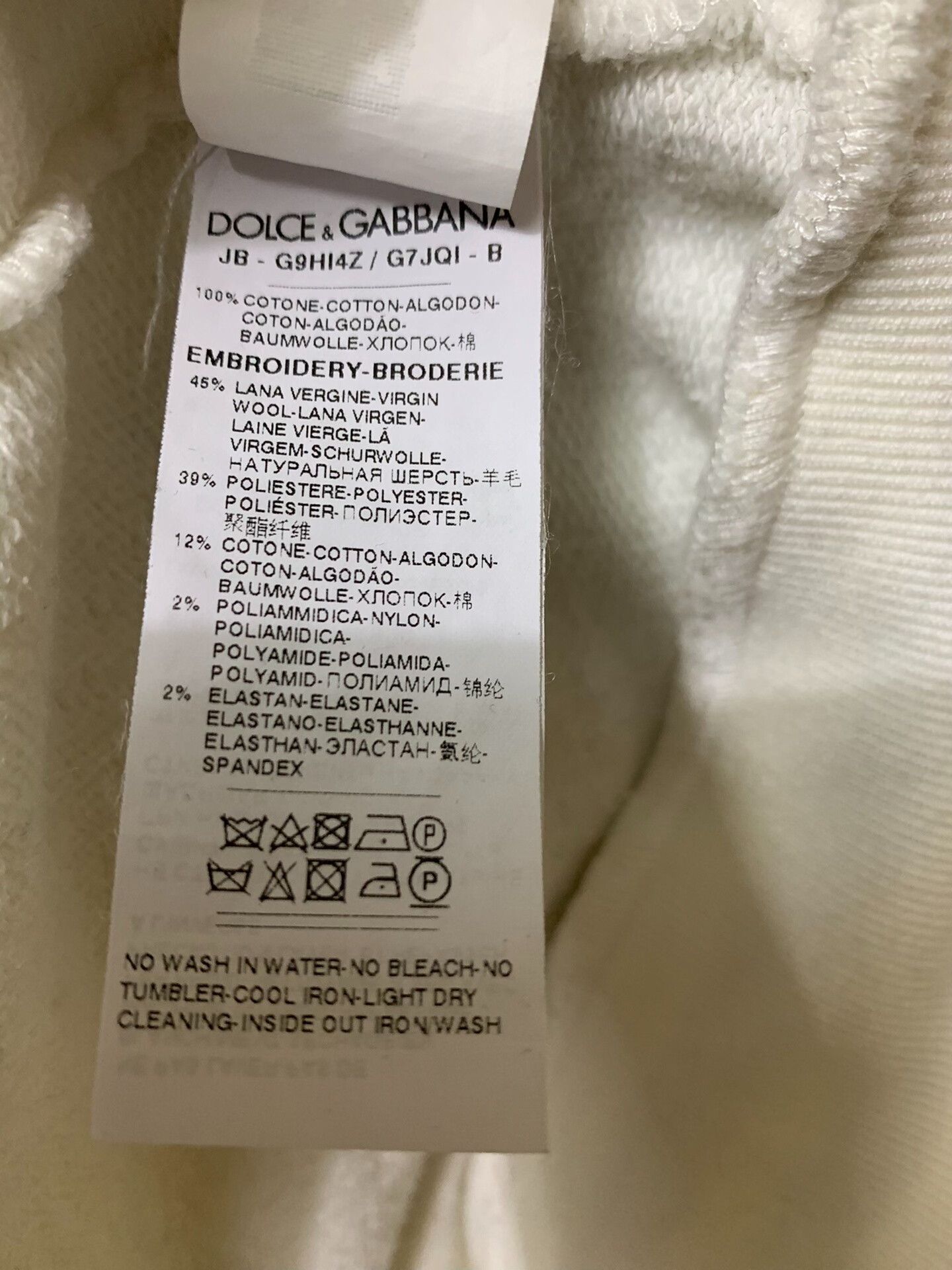 Dolce & Gabbana Dolce & Gabbana Men's Crewneck Sweatshirt Size US M / EU 48-50 / 2 - 5 Thumbnail