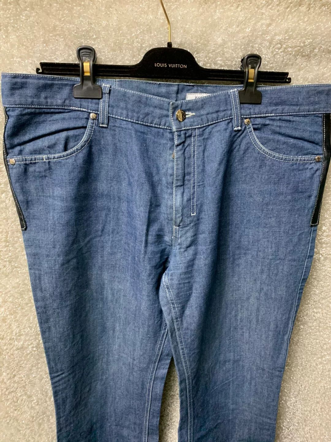 Yves Saint Laurent YSL Men's Wide-Leg Pants Size US 27 - 3 Thumbnail