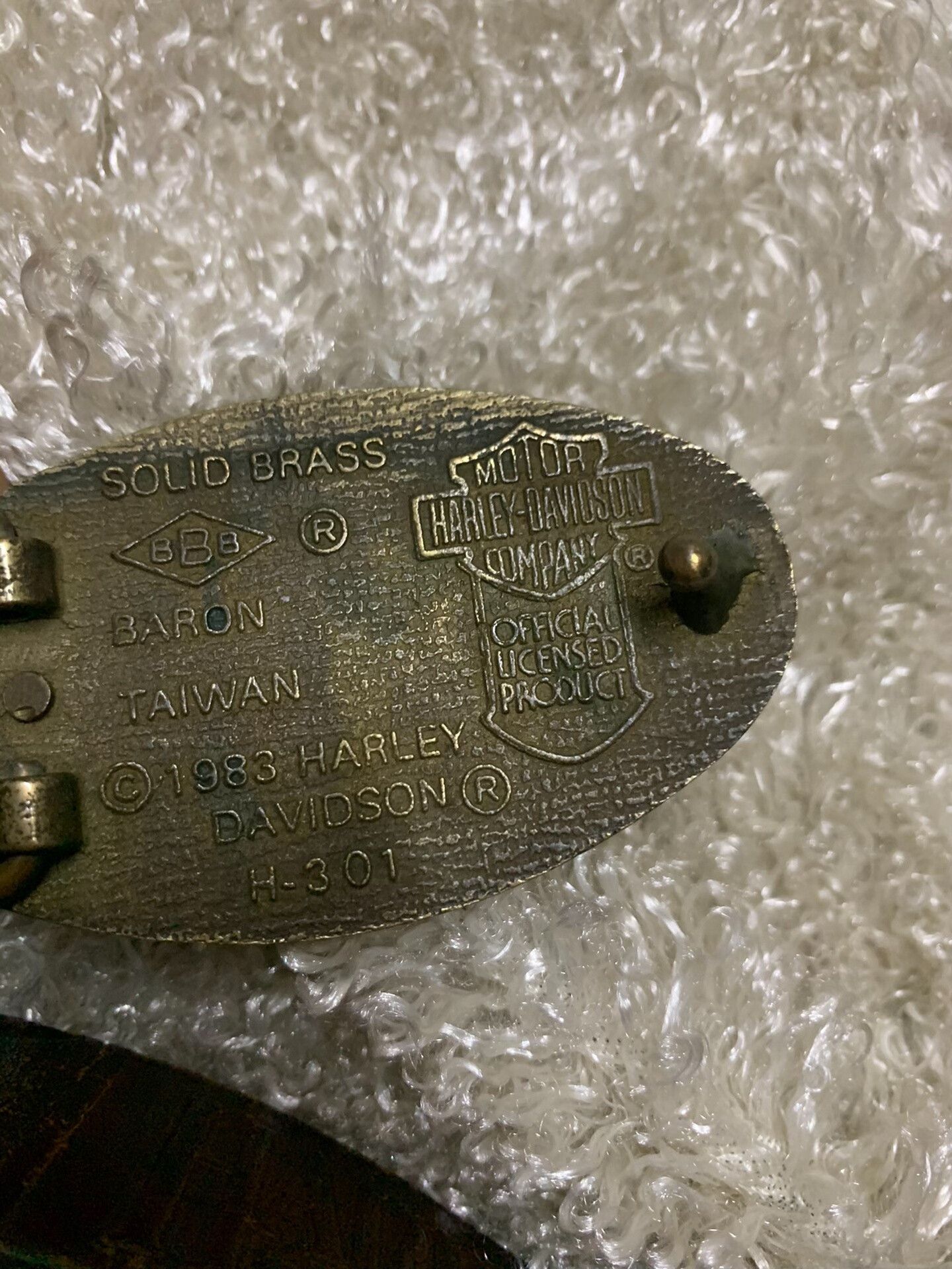 Harley Davidson Harley Davidson 1983 Men's Vintage Belt Size ONE SIZE - 8 Thumbnail