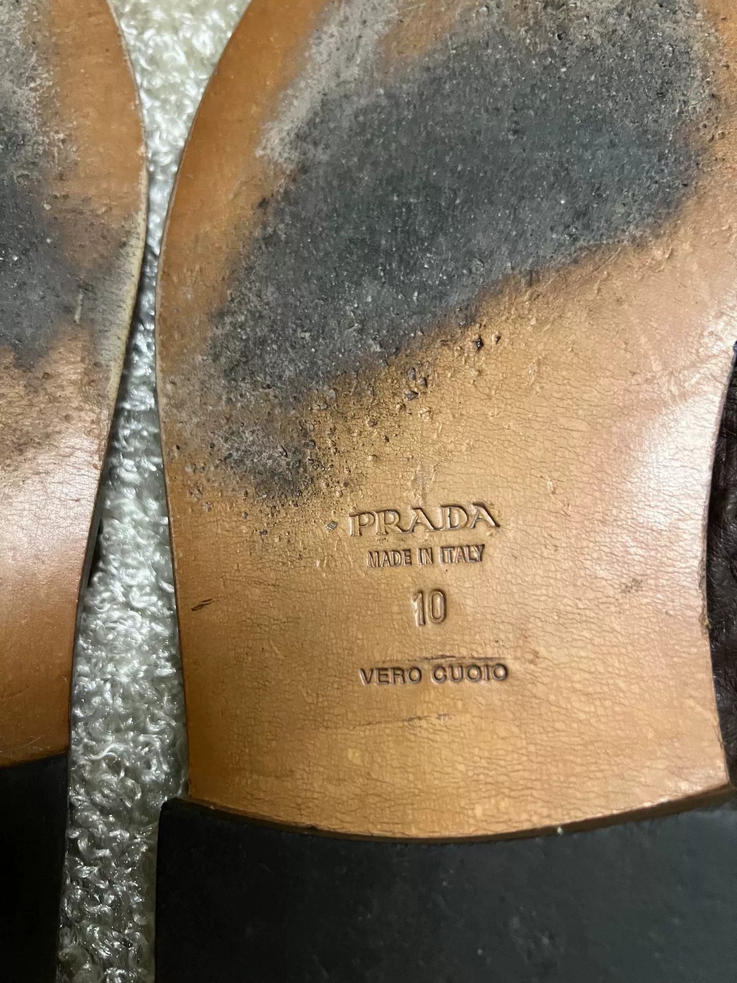 Prada Prada Men's Leather Sandal Slipper Size US 10 / EU 43 - 8 Thumbnail