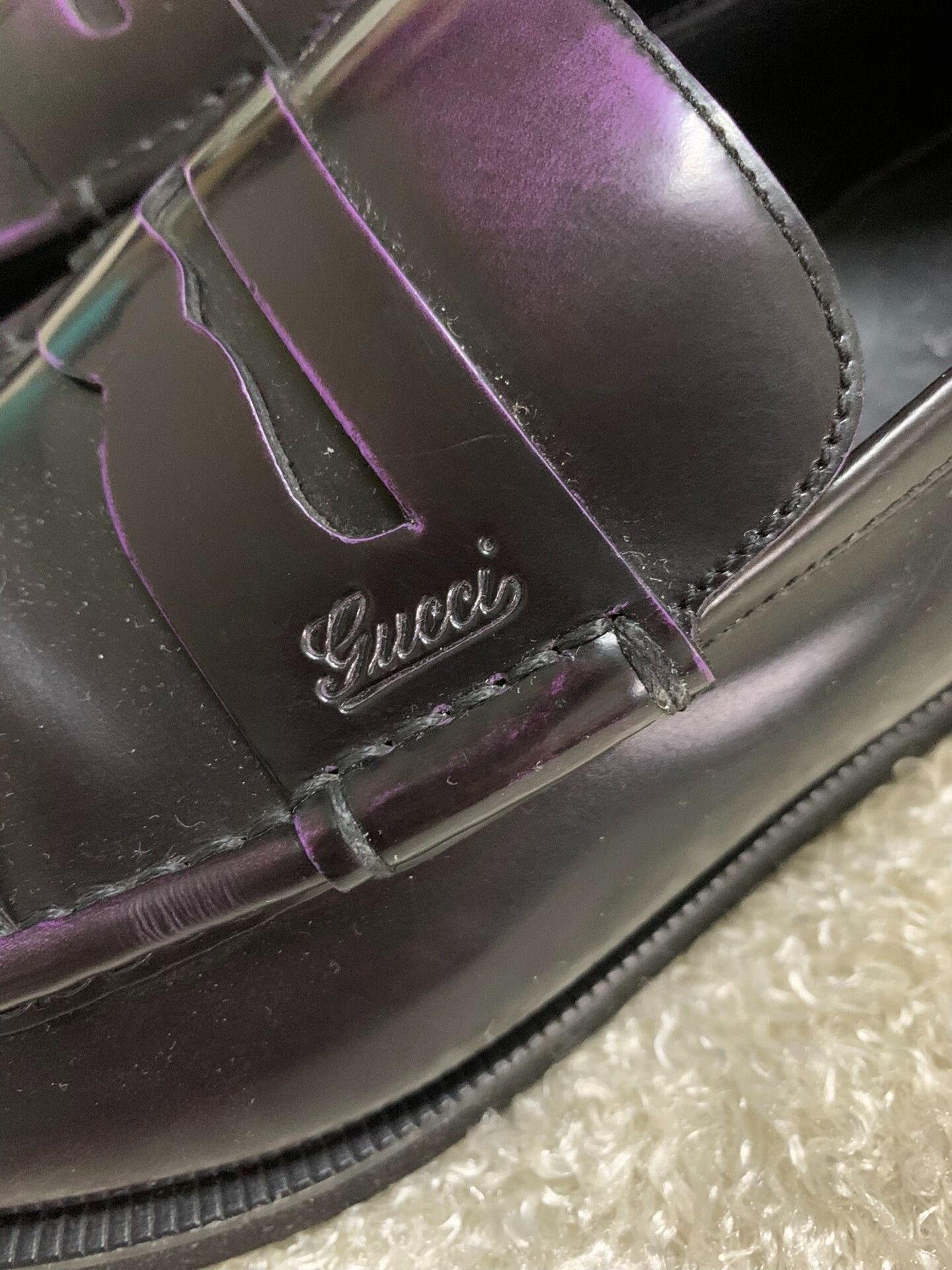 Gucci Gucci Men's Slip-On Loafer Shoes Size US 8 / EU 41 - 3 Thumbnail