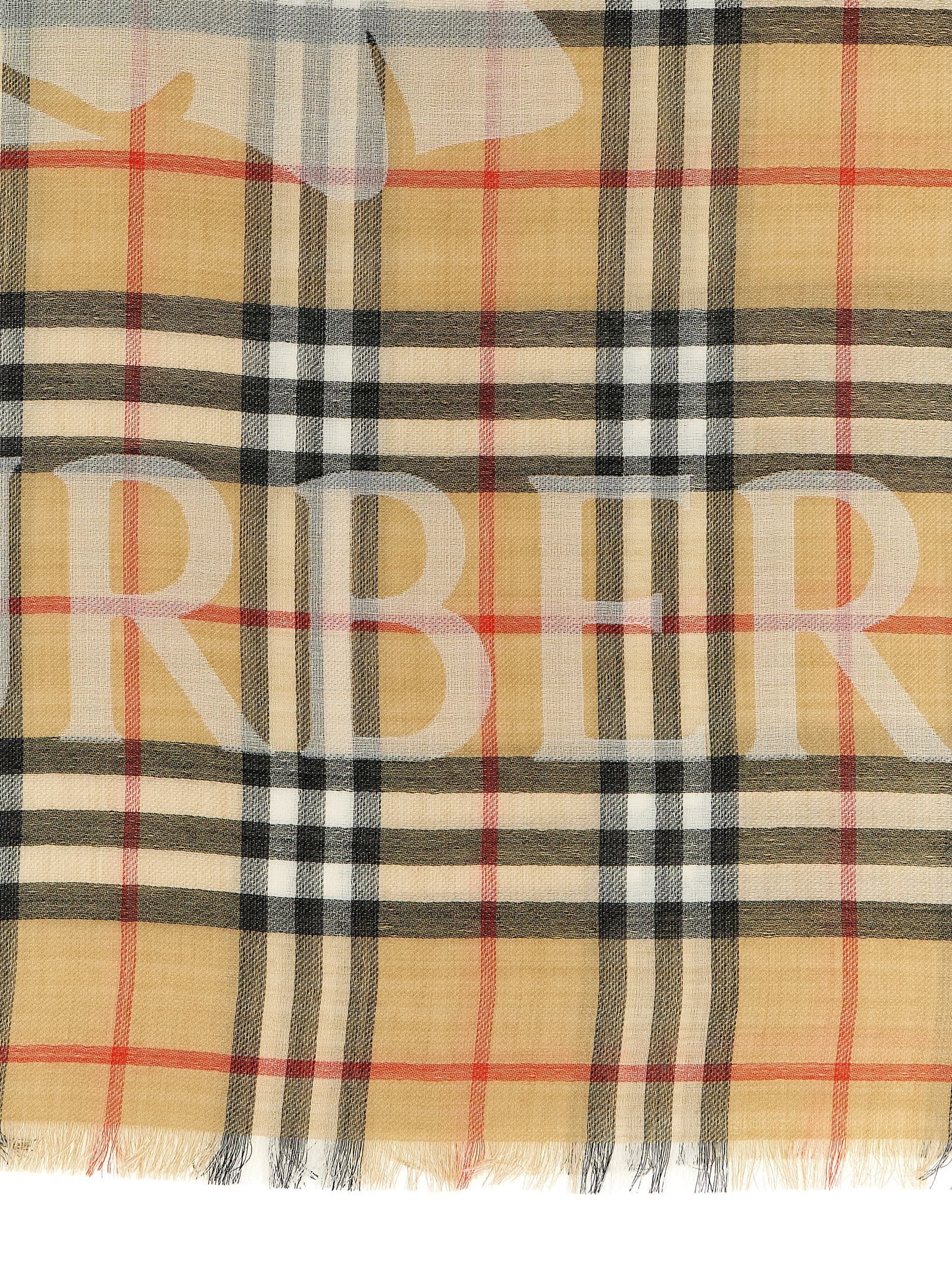 Burberry 'Equestrian Knight Design' scarf Size ONE SIZE - 2 Thumbnail