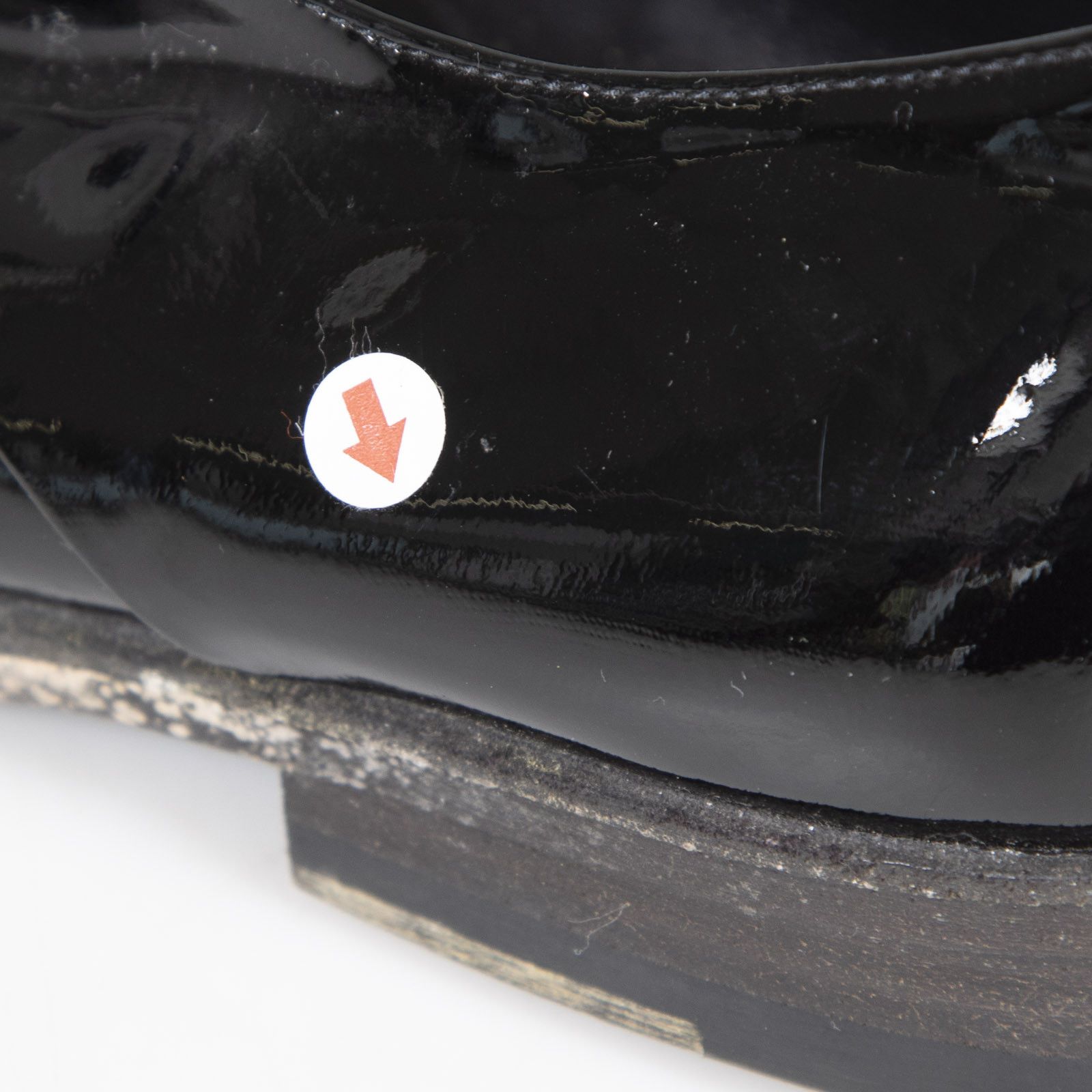 Burberry Black Patent Lace Tie Loafers Size US 6 / IT 36 - 10 Thumbnail