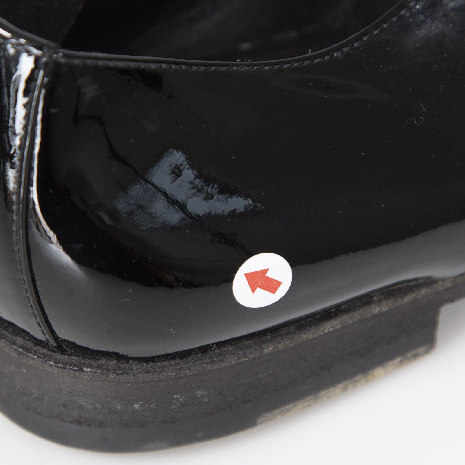 Burberry Black Patent Lace Tie Loafers Size US 6 / IT 36 - 6 Thumbnail