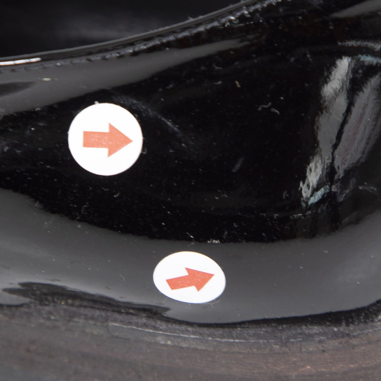 Burberry Black Patent Lace Tie Loafers Size US 6 / IT 36 - 7 Thumbnail