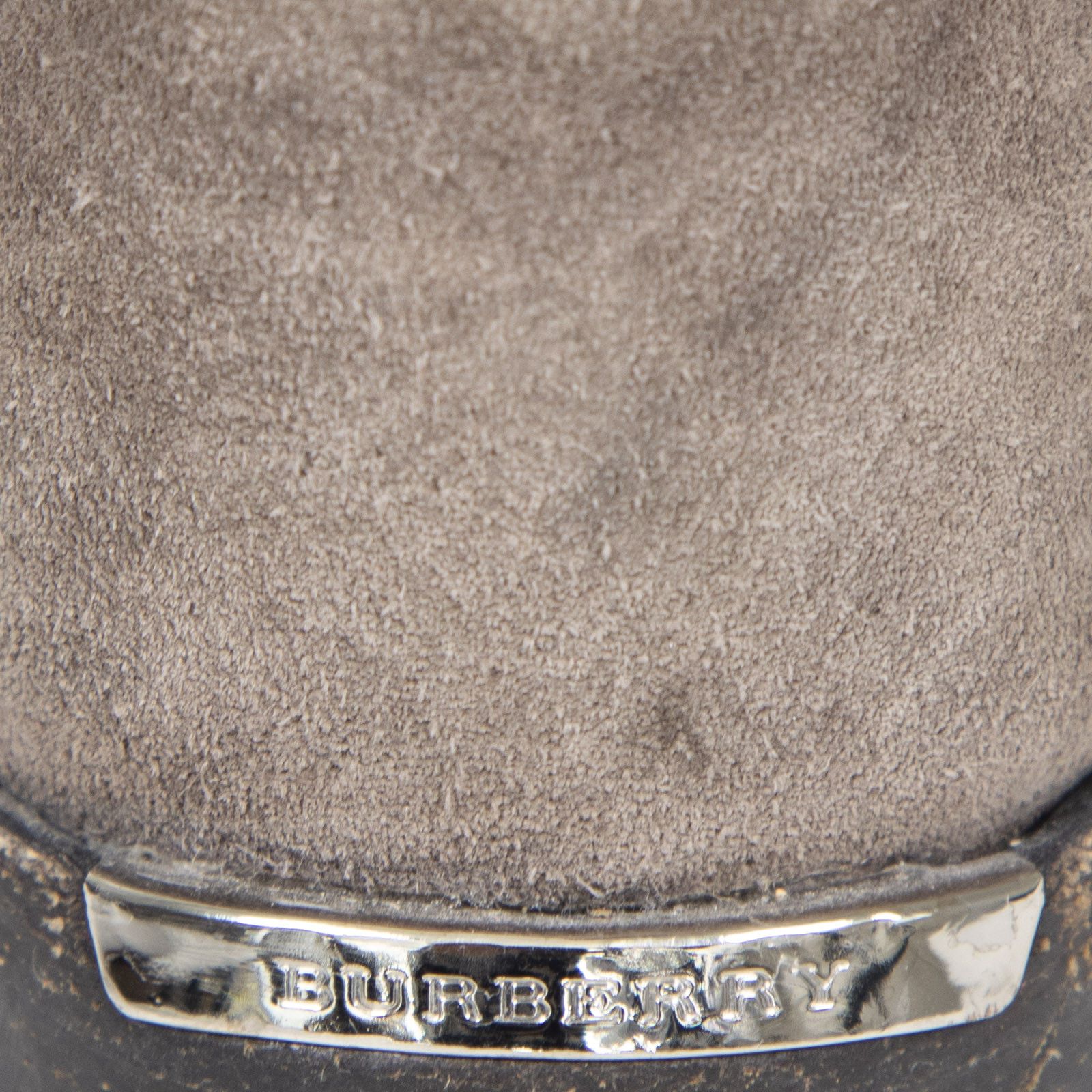 Burberry Brown Suede Ankle Buckled Boots Size US 5.5 / IT 35.5 - 6 Thumbnail