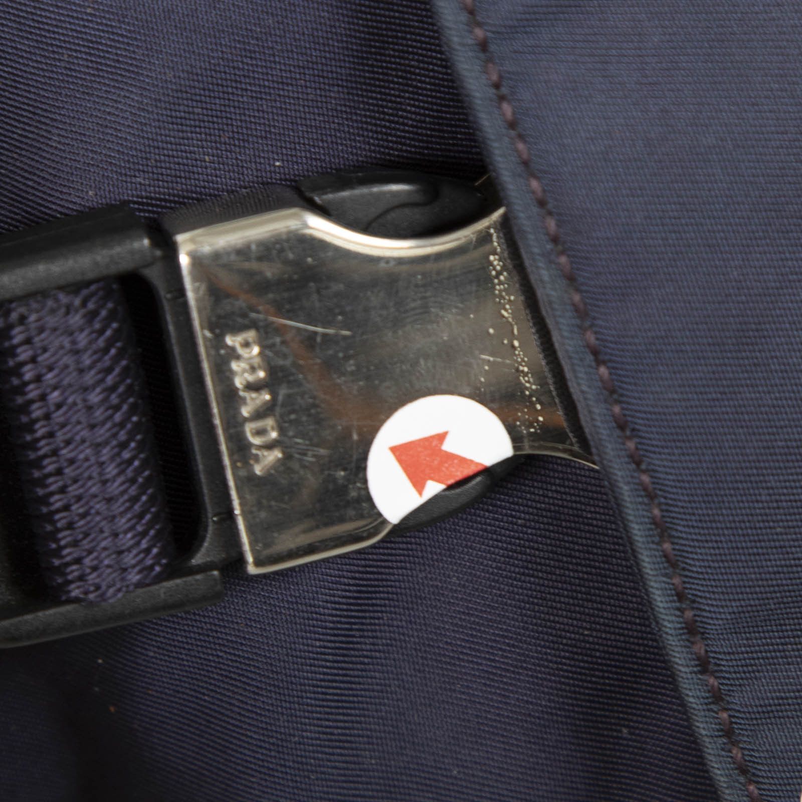 Prada Navy Nylon Convertible Bag Size ONE SIZE - 8 Thumbnail