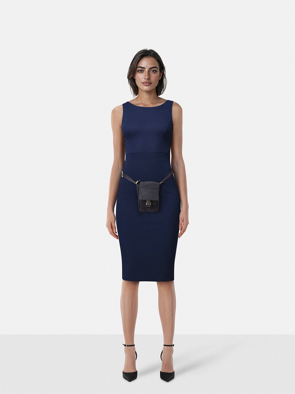 Prada Navy Nylon Convertible Bag Size ONE SIZE - 2 Thumbnail